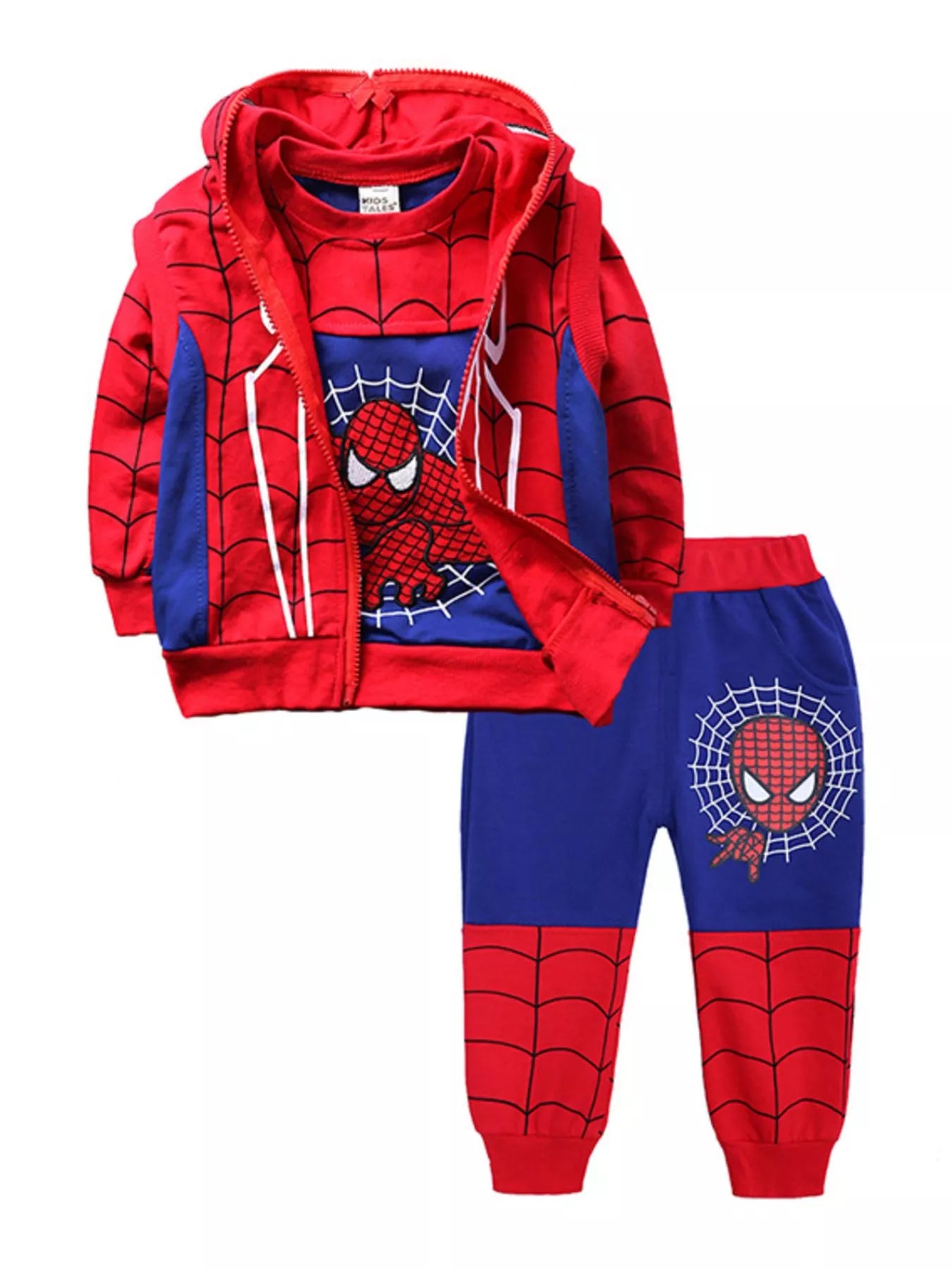 Children's Spiderman 3 - Piece Outfit Set - Seedandsoulful