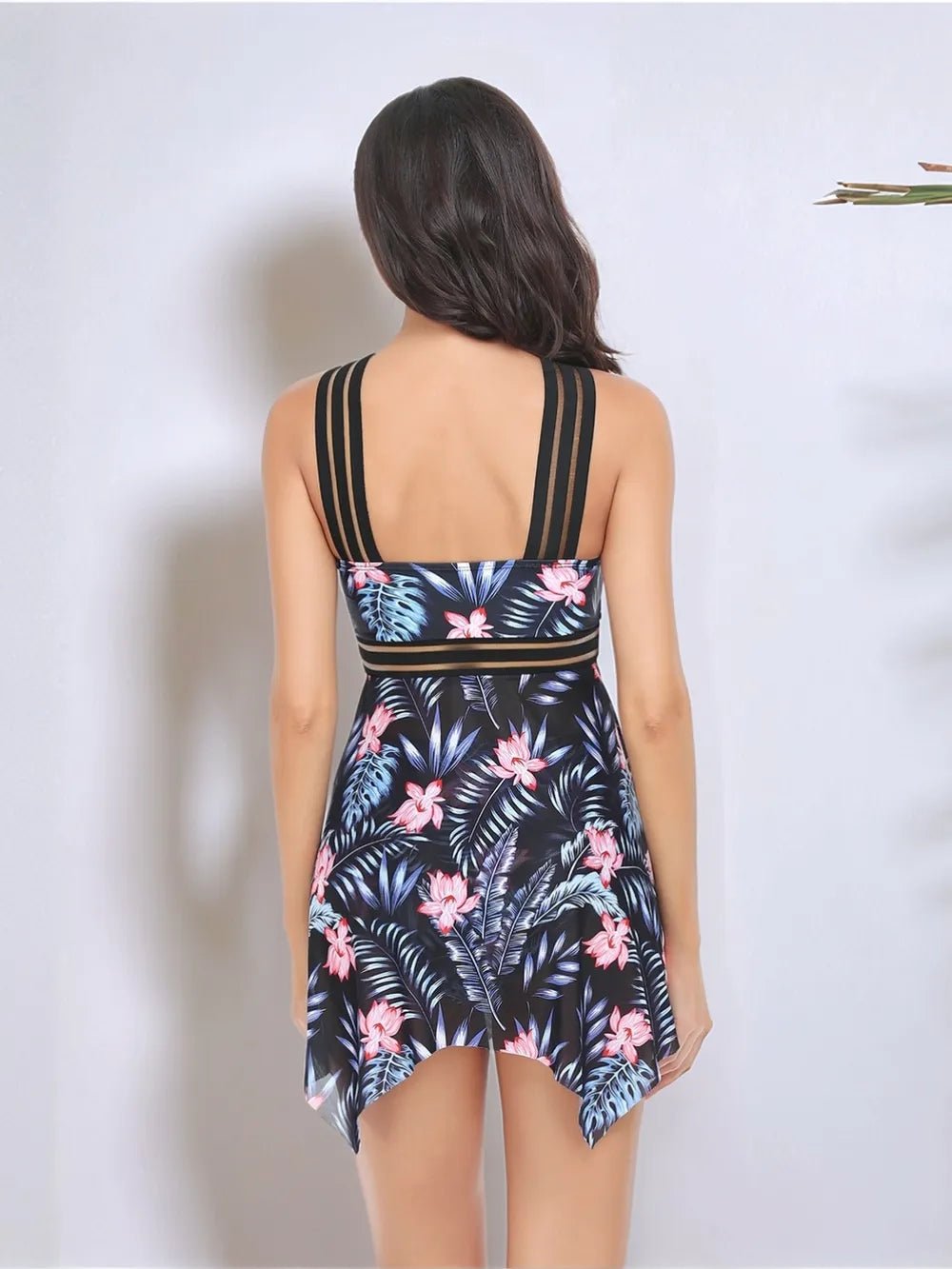 Cutout Printed Two - Piece Swim Set - Seedandsoulful