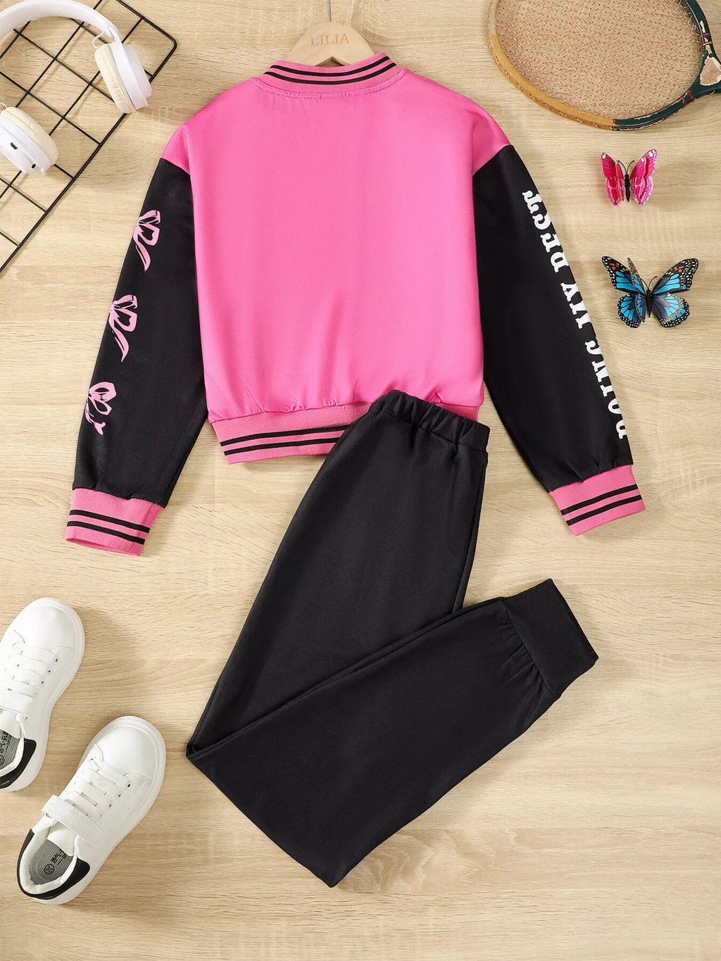 Children's Button Up Outerwear and Pants Set - Seedandsoulful