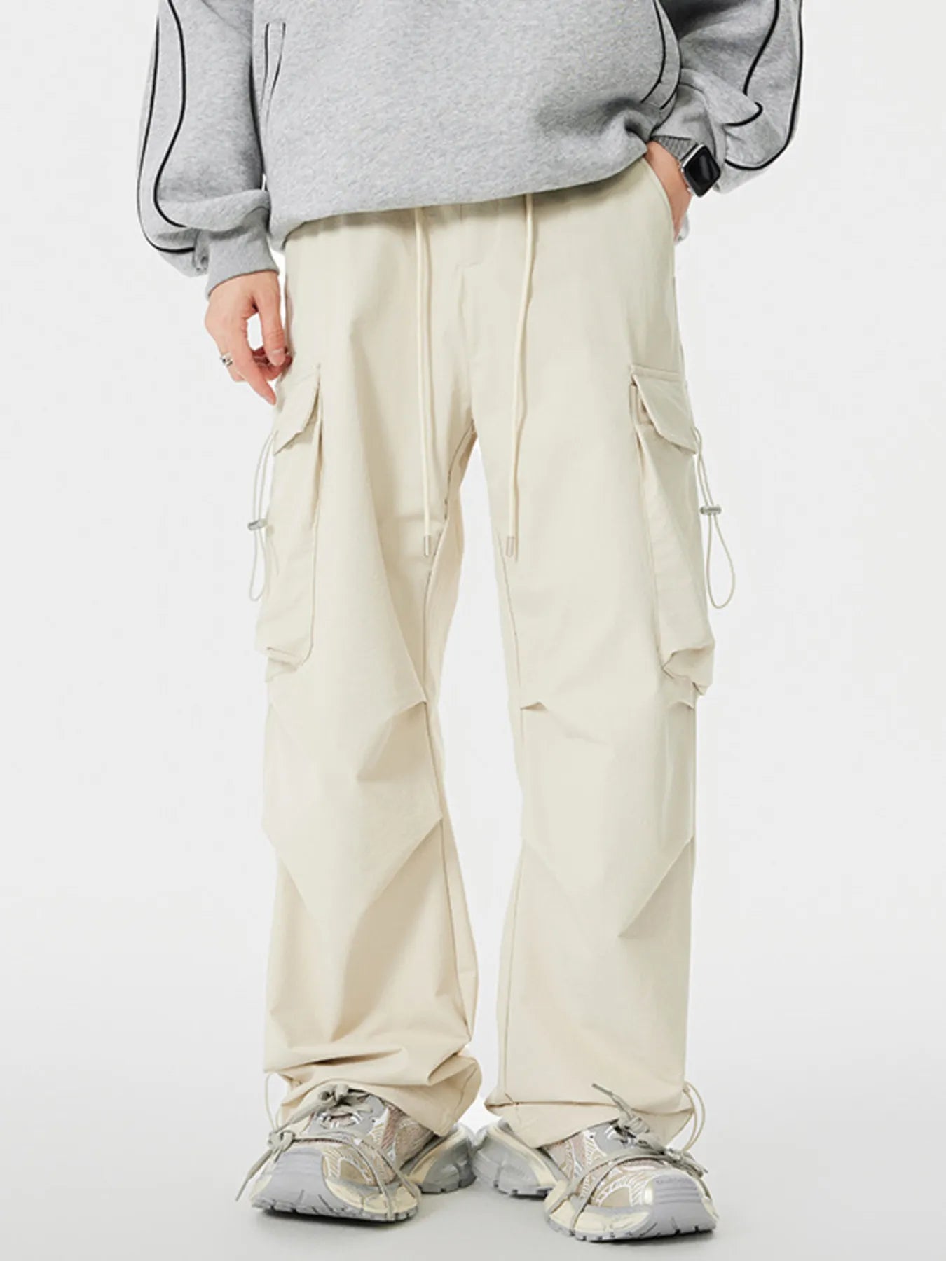 Men's Loose Fit Cargo Pants - Seedandsoulful