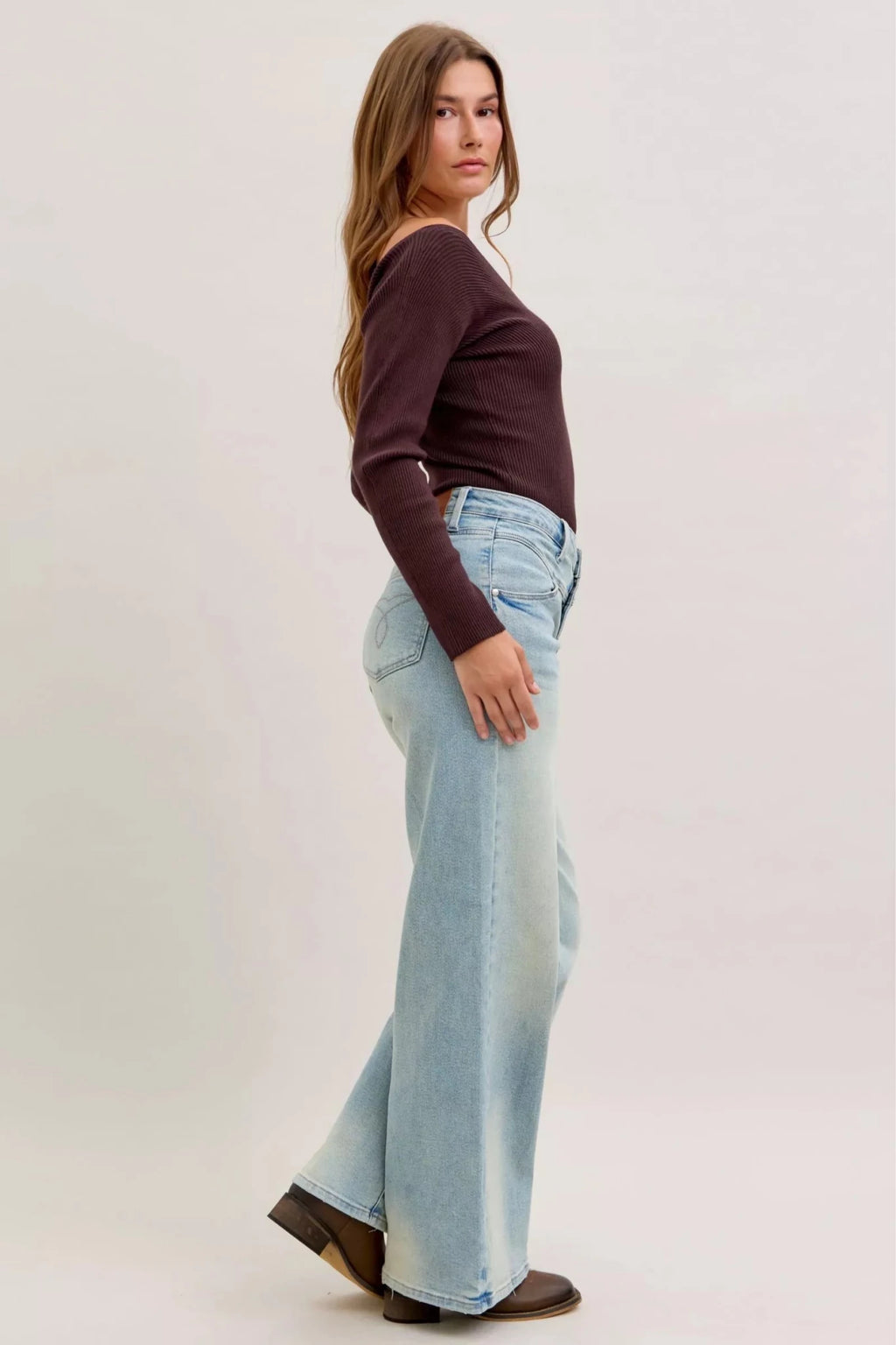Judy Blue High Waist Column Straight Jeans - Seedandsoulful