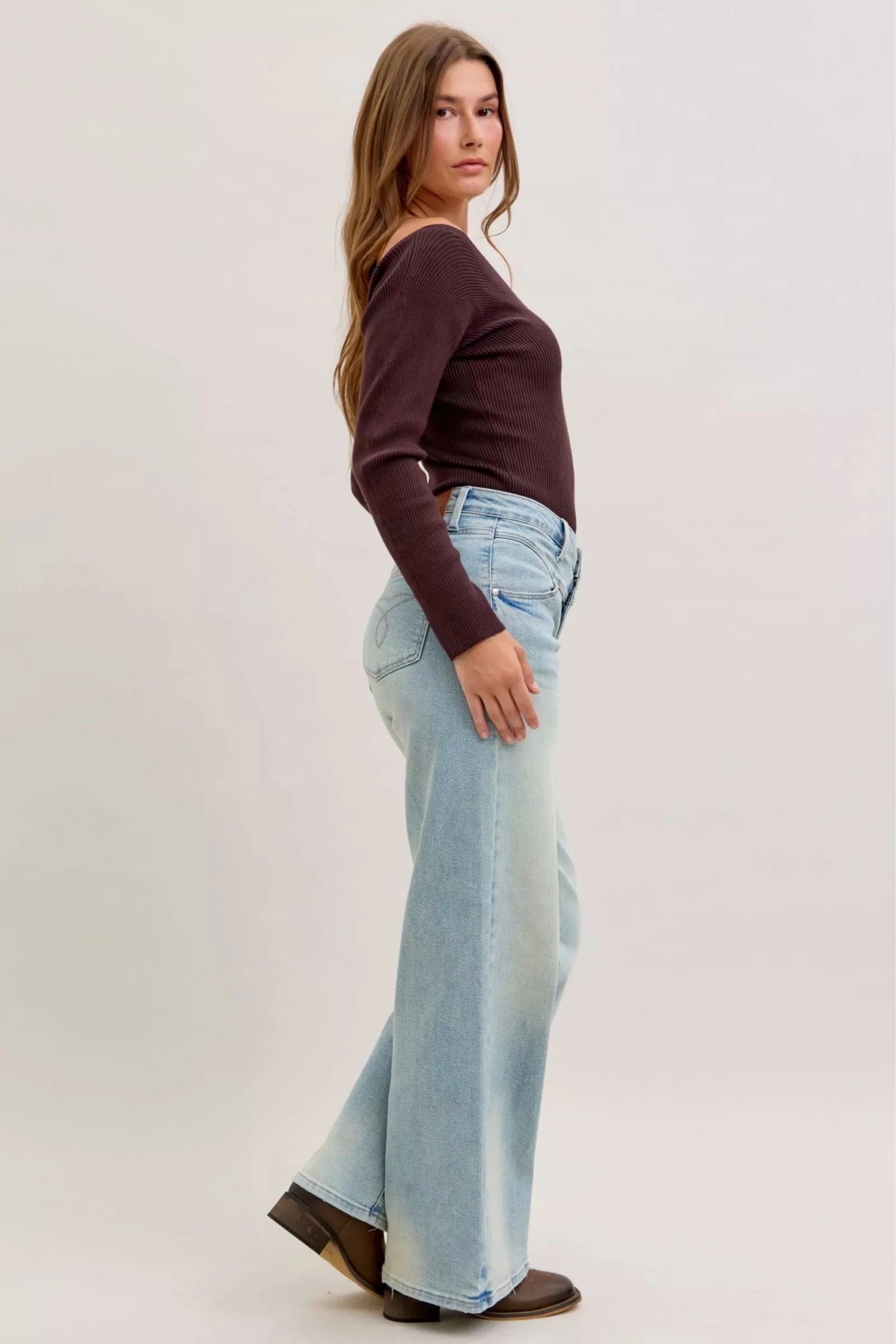 Judy Blue High Waist Column Straight Jeans - Seedandsoulful