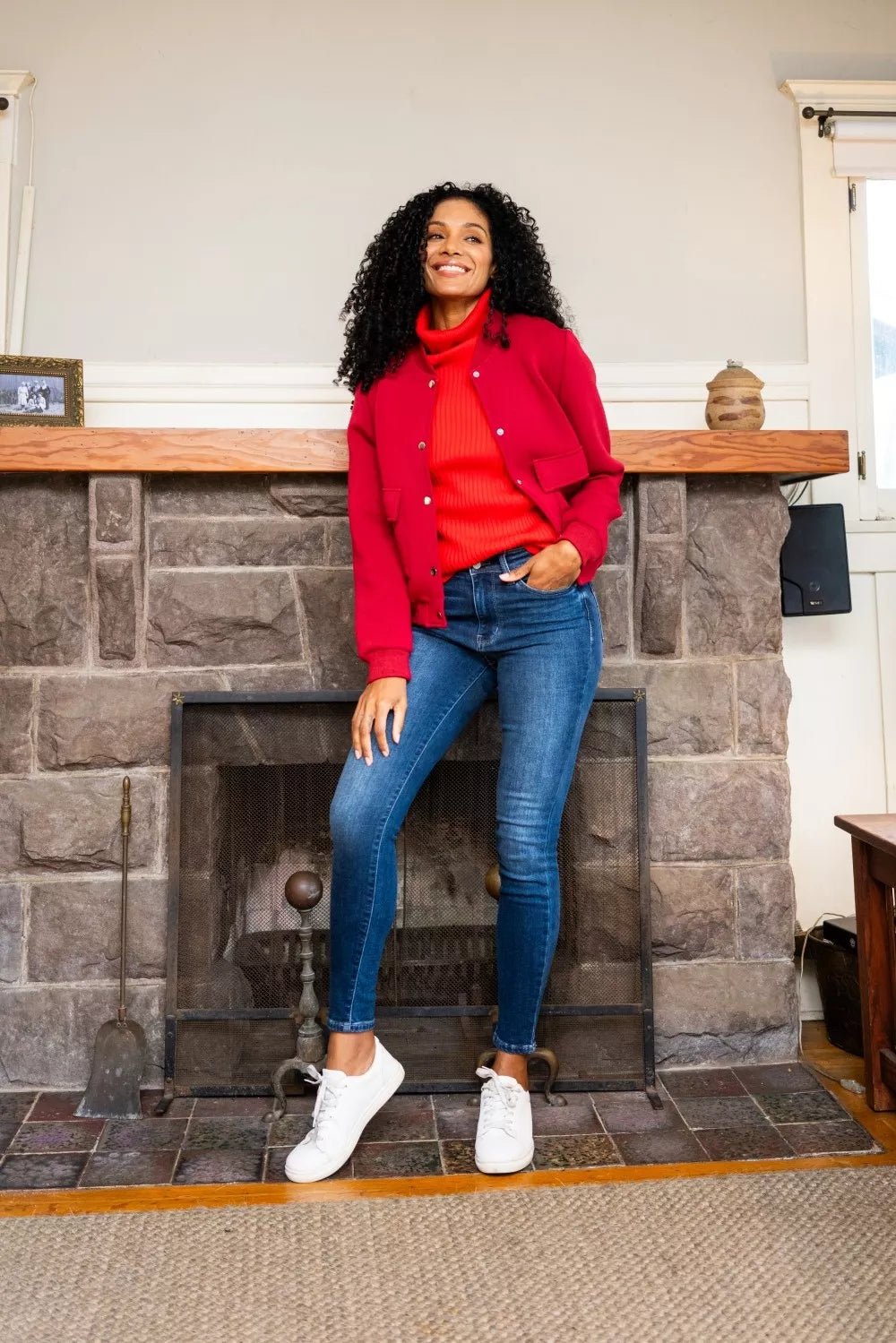 Judy Blue Full Size Washed Thermal Skinny Jeans Plus Size - Seedandsoulful