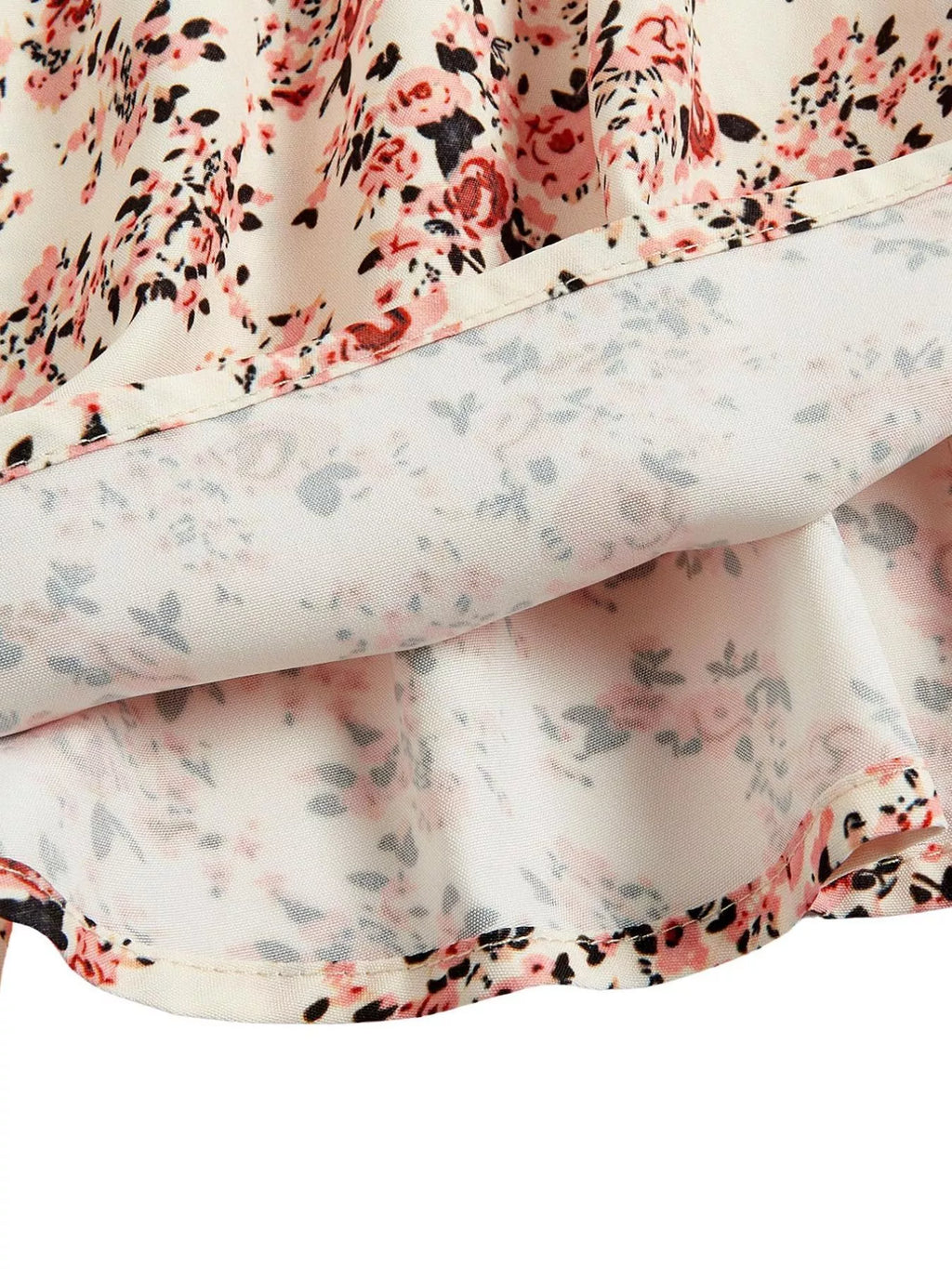 Floral Print Tie Strap Mini Dress - Seedandsoulful