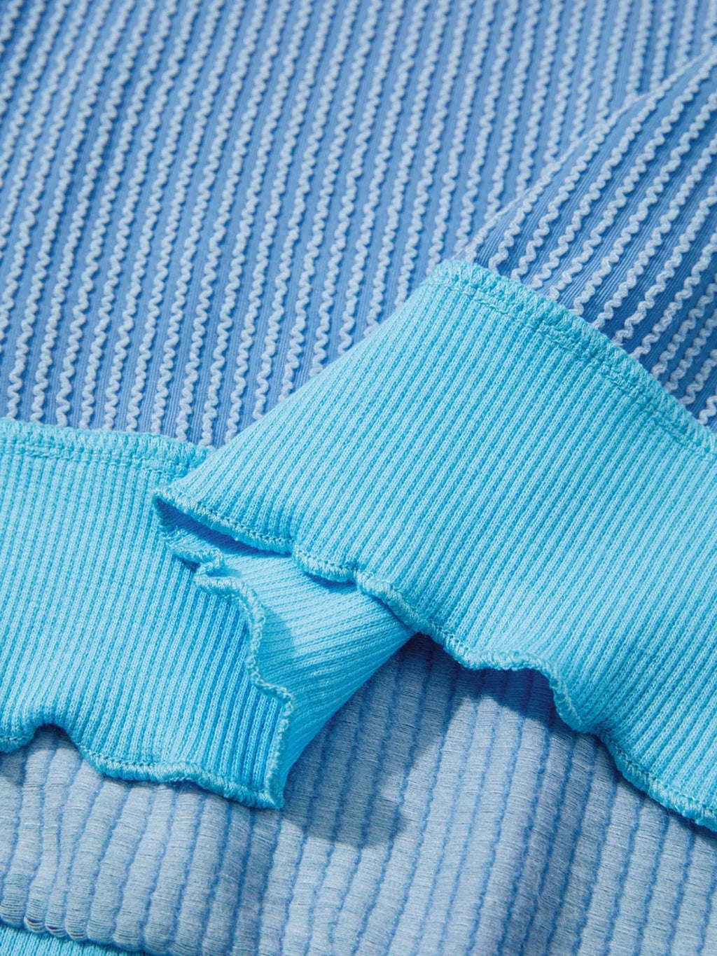 Twisted Rib Uneven Hem Drop Shoulder Loose Knit Top - Seedandsoulful