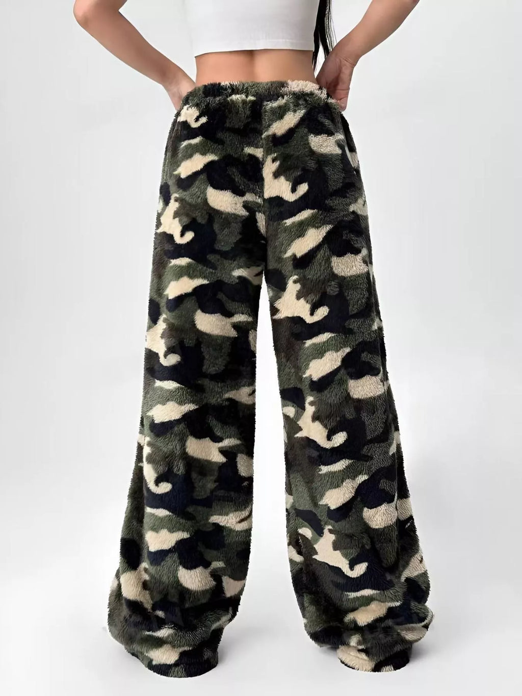 Leopard Wide Leg Pants - Seedandsoulful