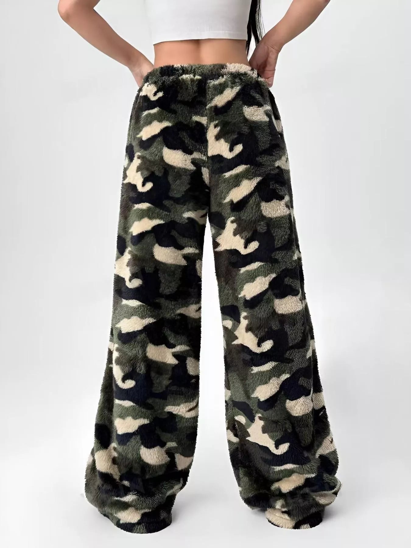 Leopard Wide Leg Pants - Seedandsoulful