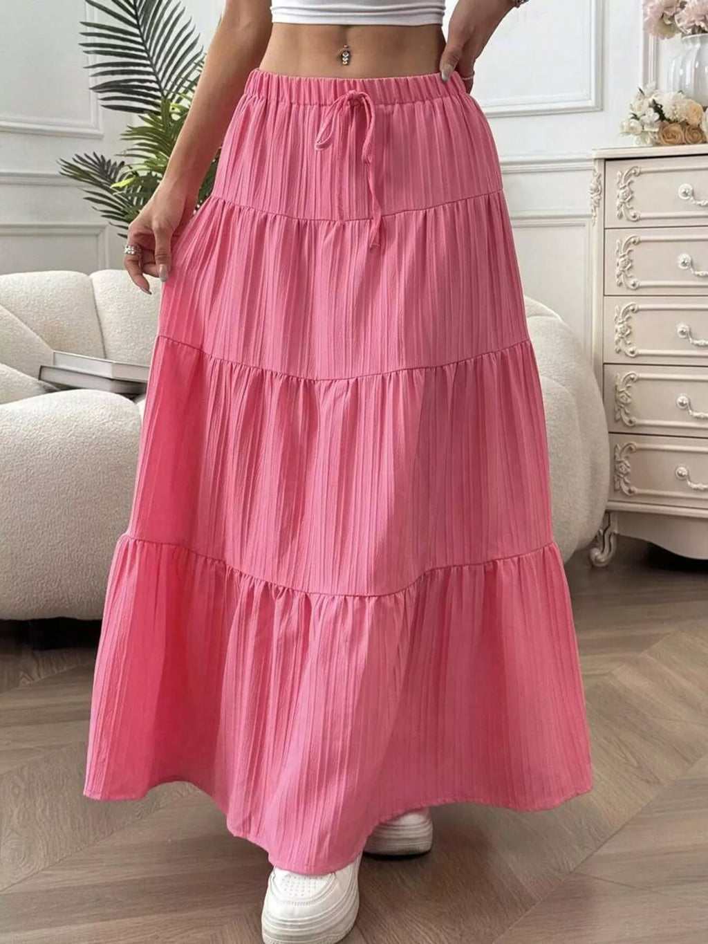 Flowy Tiered Maxi Skirt - Seedandsoulful
