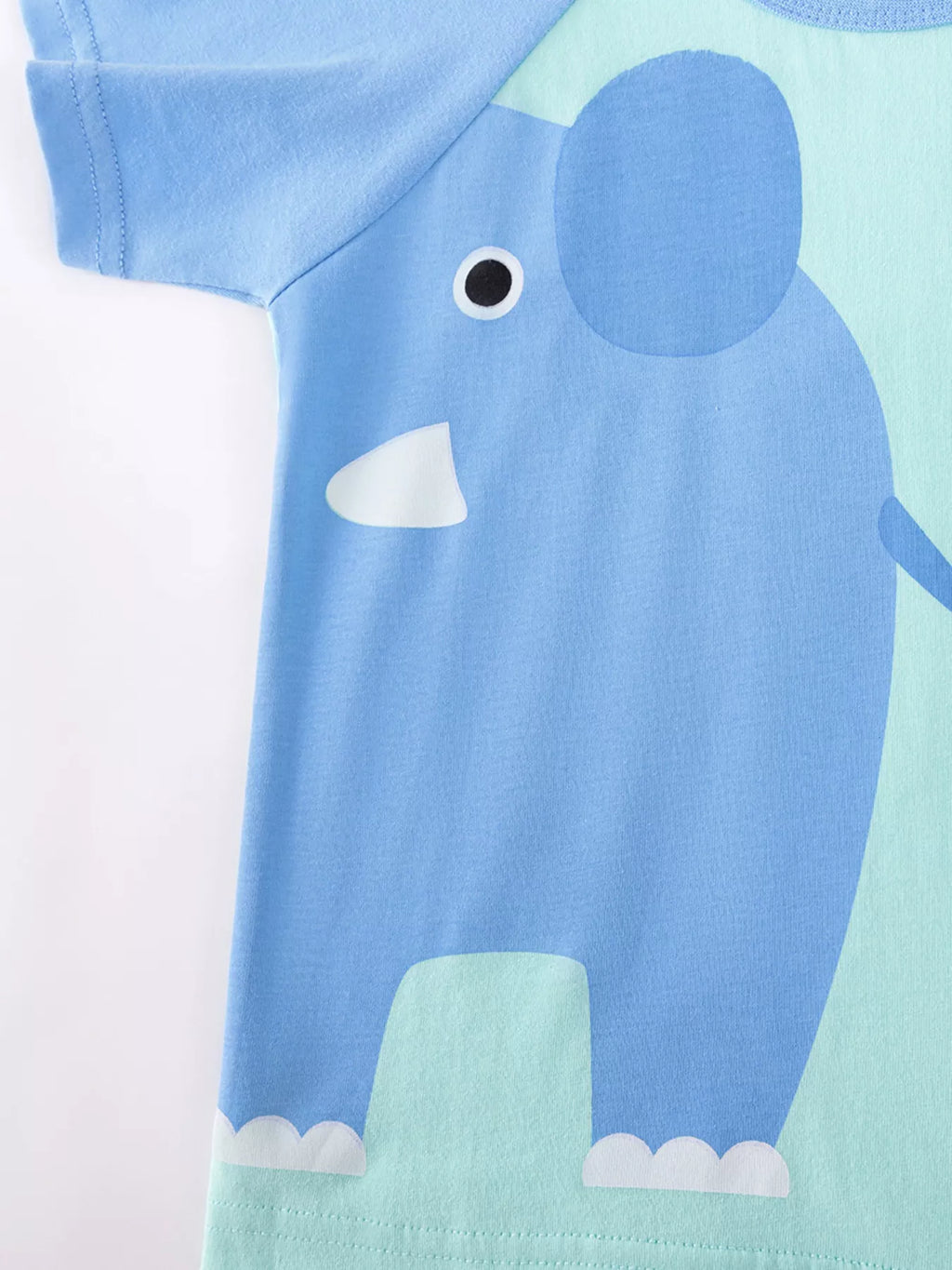 Children's Animal Round Neck Top and Shorts Set - Seedandsoulful