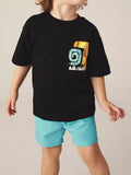 Children's Cartoon Graphic Tee and Shorts Set - Seedandsoulful