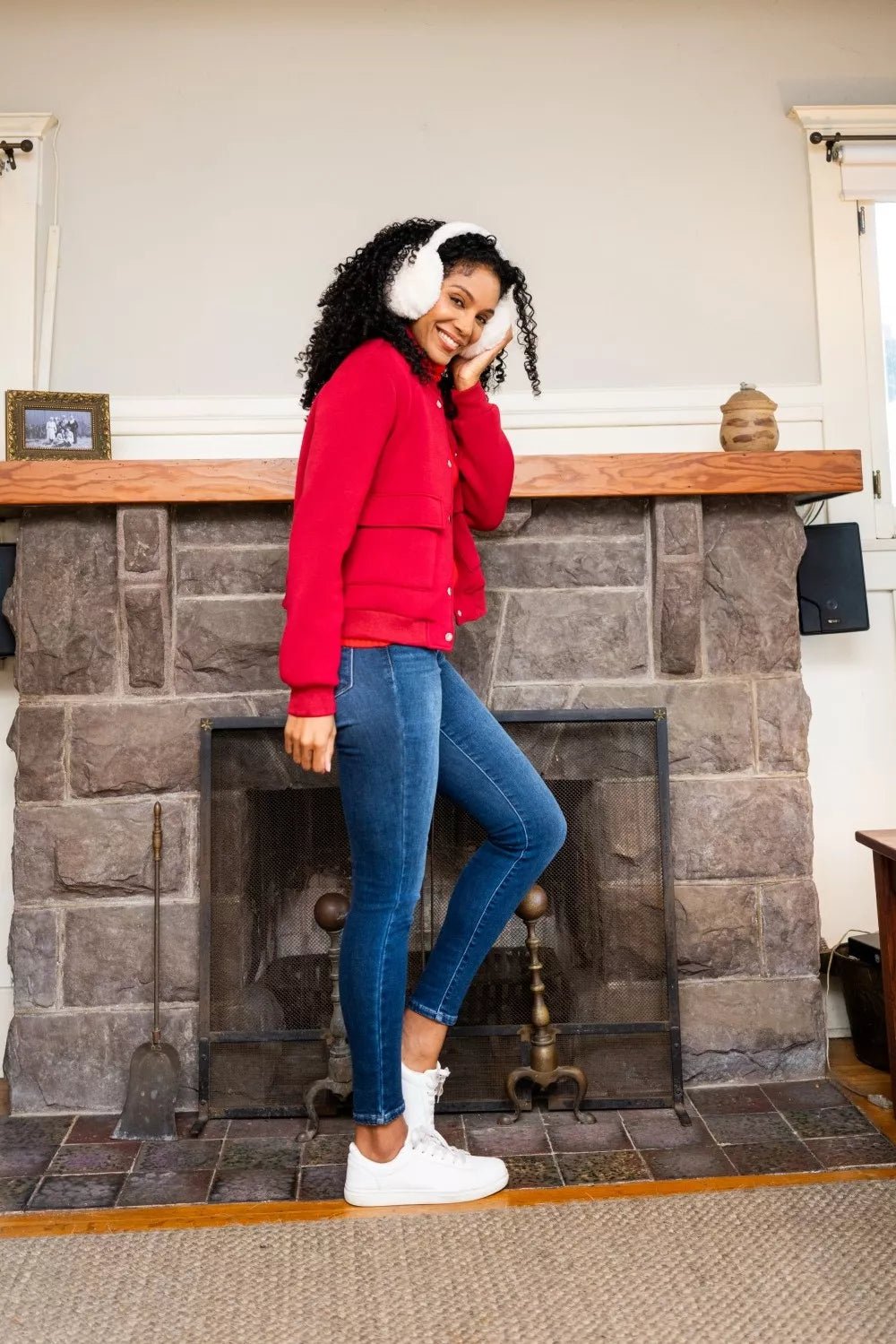 Judy Blue Full Size Washed Thermal Skinny Jeans Plus Size - Seedandsoulful