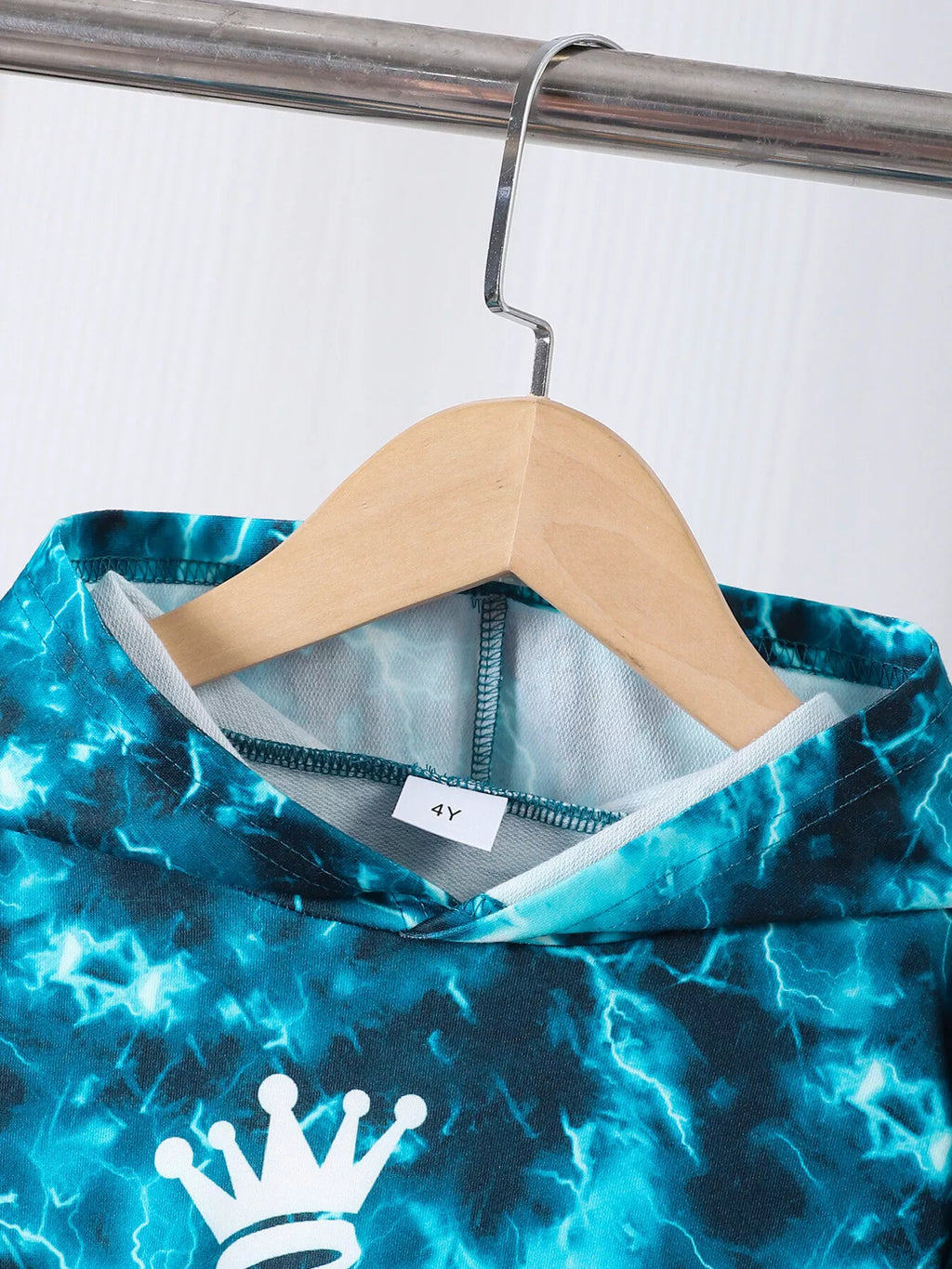 Children's King Letter Lightning Hoodie & Pants Set - Seedandsoulful