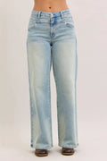 Judy Blue High Waist Column Straight Jeans - Seedandsoulful