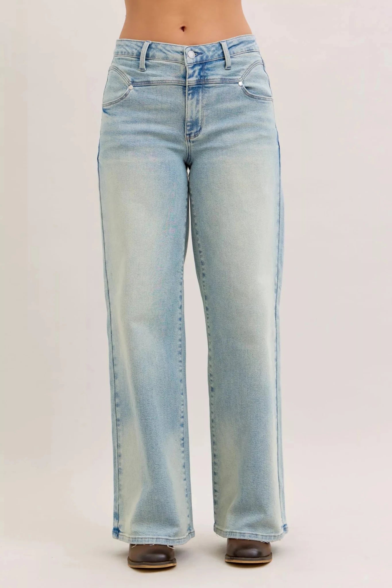 Judy Blue High Waist Column Straight Jeans - Seedandsoulful