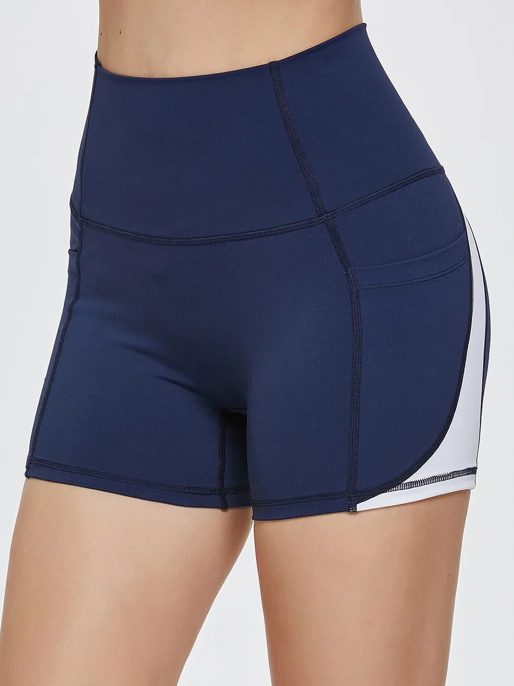 High Waist Active Shorts - Seedandsoulful