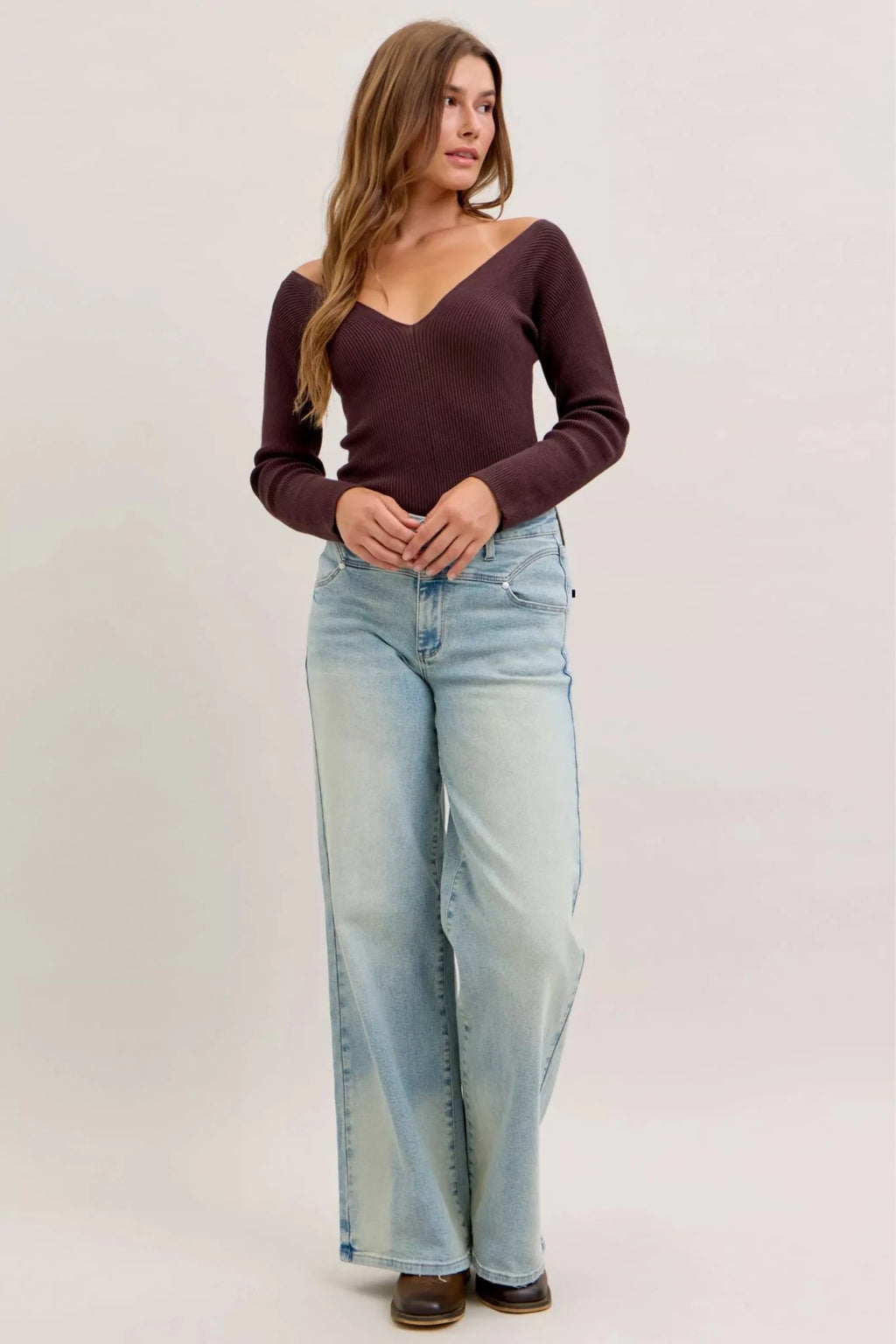 Judy Blue High Waist Column Straight Jeans - Seedandsoulful