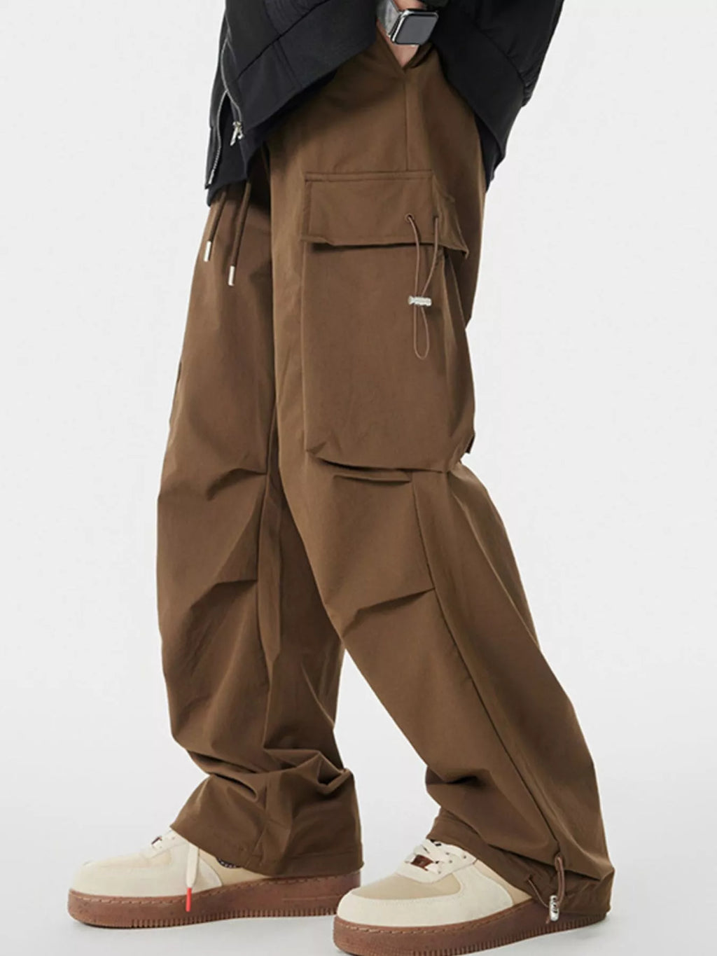 Men's Loose Fit Cargo Pants - Seedandsoulful
