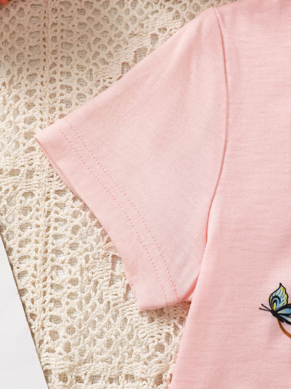 Children's Butterfly Tree Graphic Casual T-Shirt - Seedandsoulful