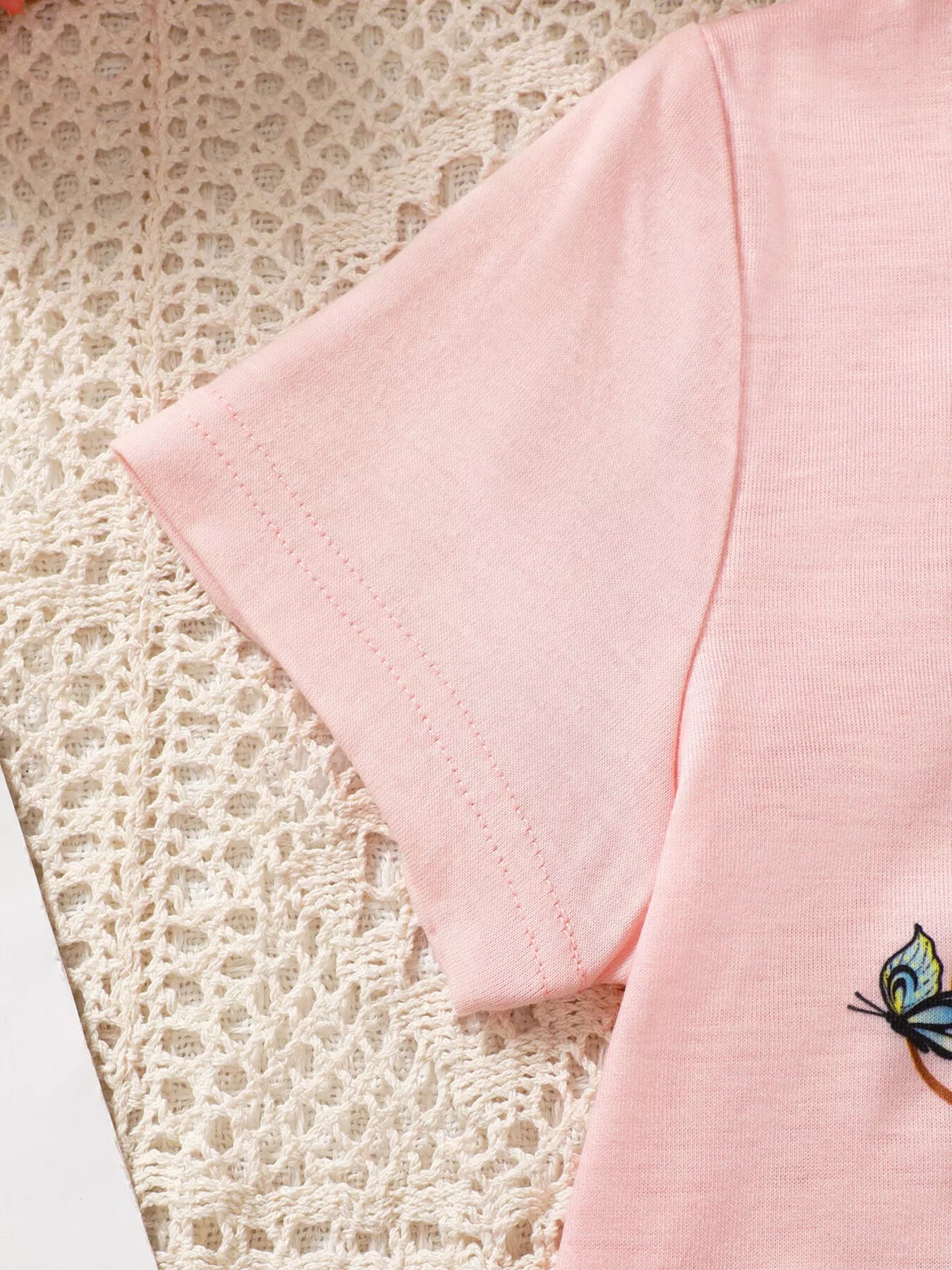 Children's Butterfly Tree Graphic Casual T-Shirt - Seedandsoulful