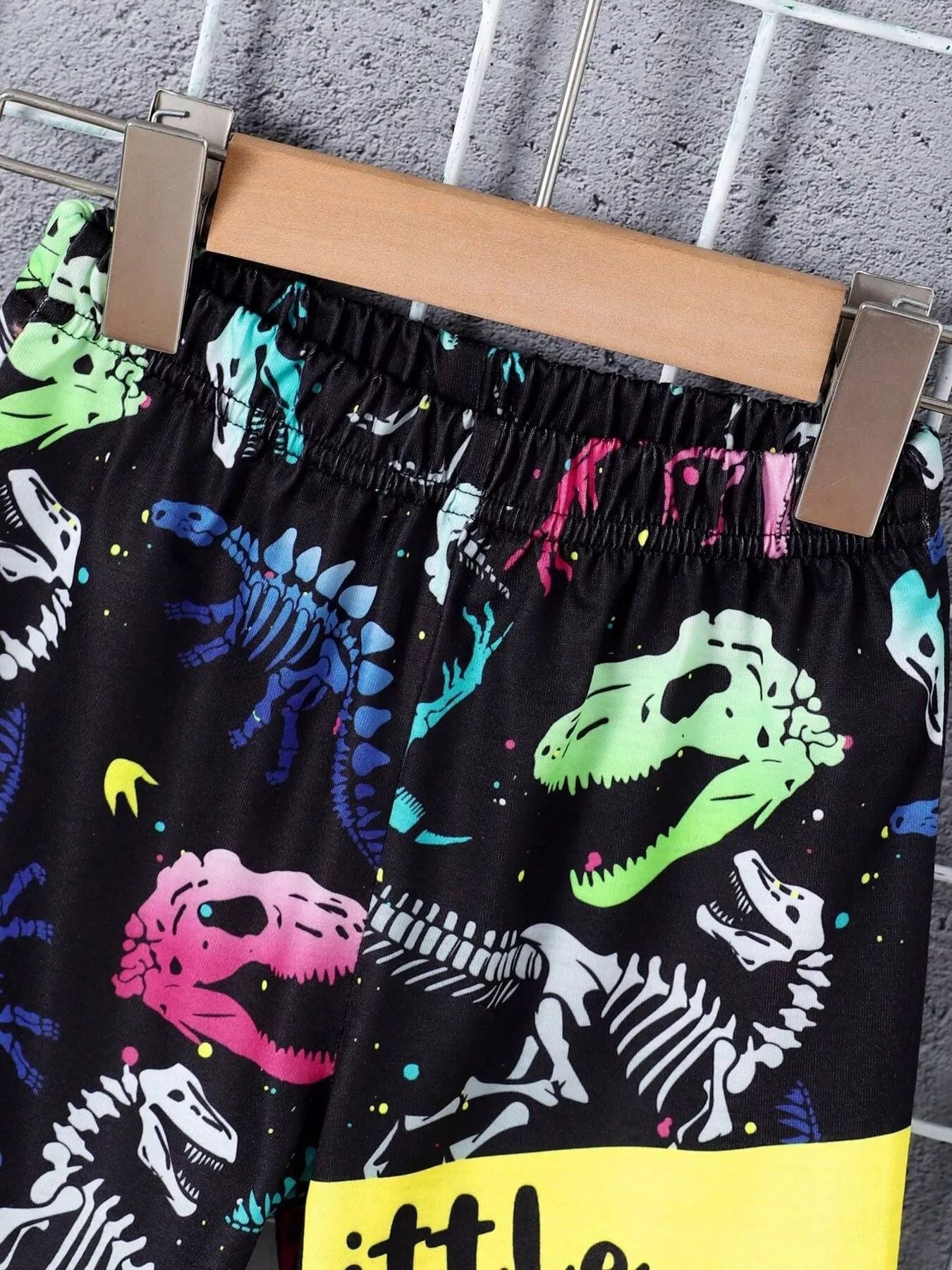 Children's Mommy's Little Boy Dinosaur Print Casual Set - Seedandsoulful