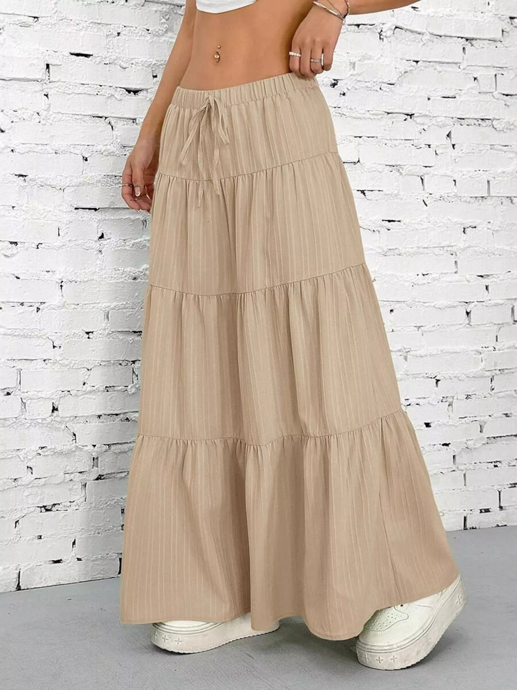 Flowy Tiered Maxi Skirt - Seedandsoulful