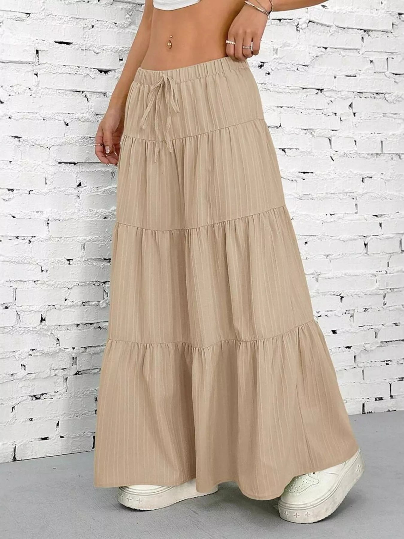 Flowy Tiered Maxi Skirt - Seedandsoulful