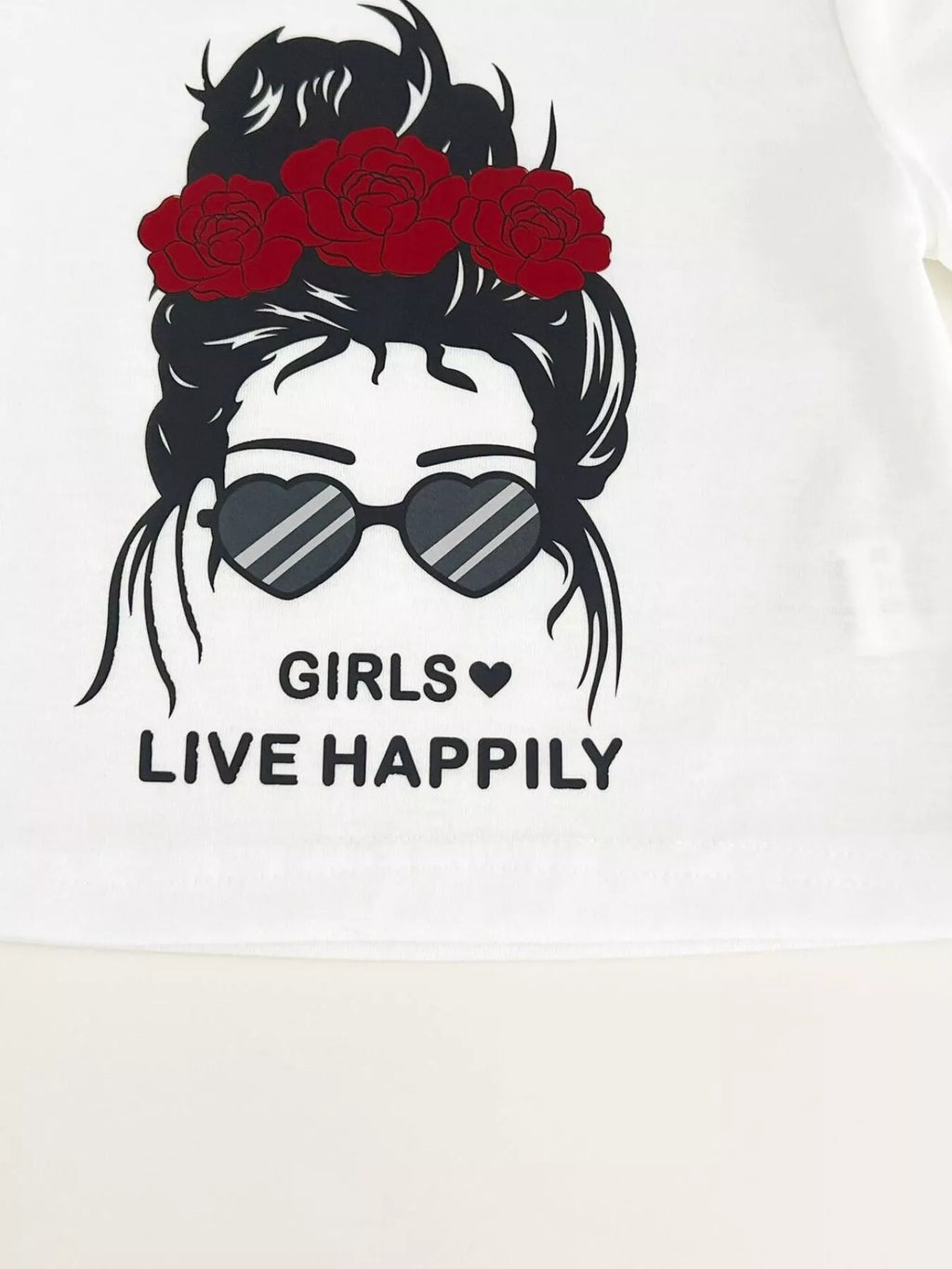 Children's Graphic Tee and Skirt Set - Seedandsoulful