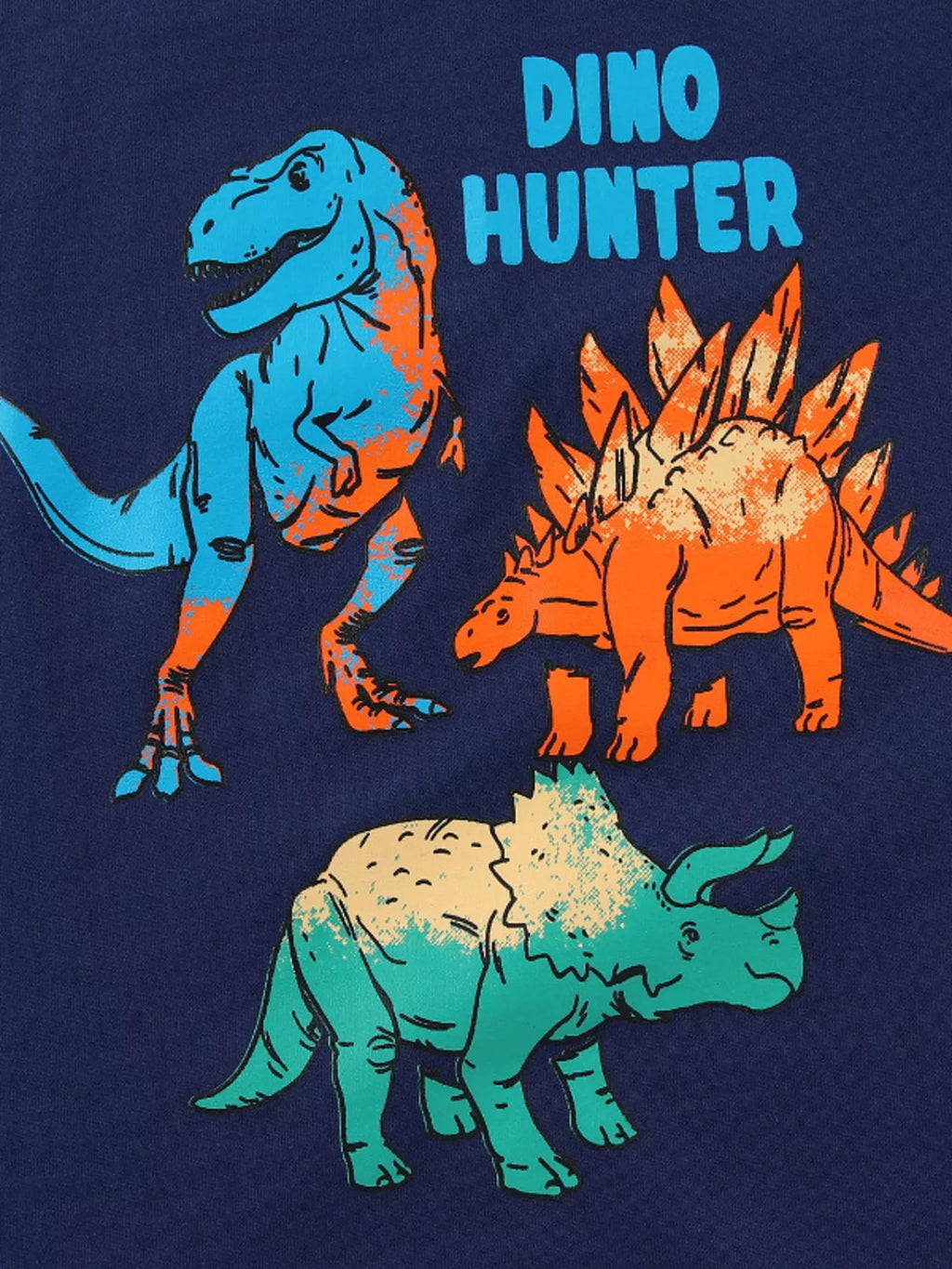 Children's Dino Hunter Graphic Short Sleeve T-Shirt - Seedandsoulful