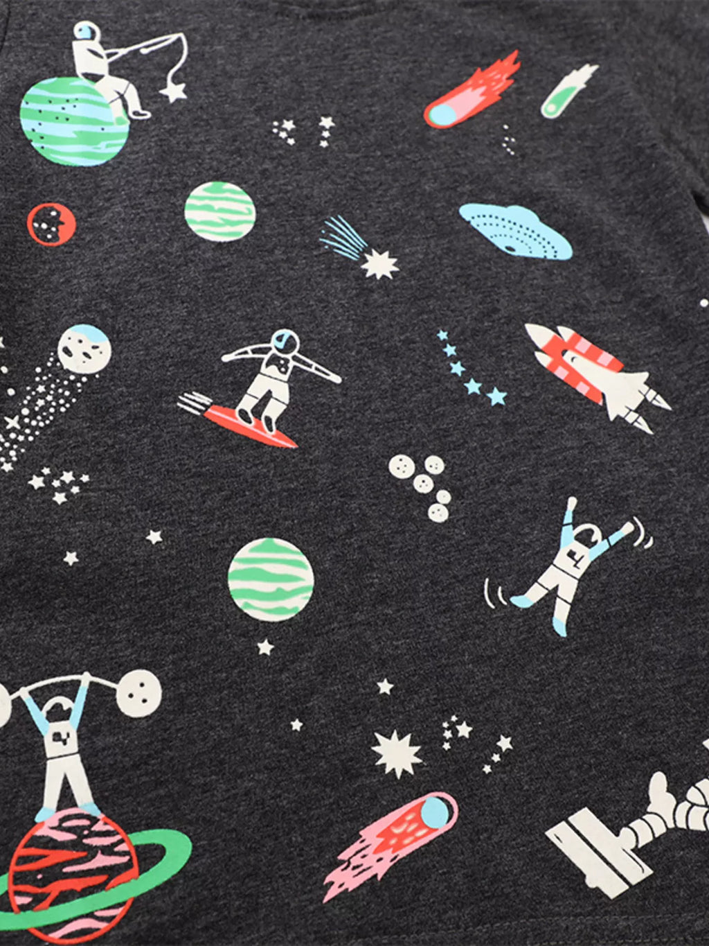 Children's Space - Themed Short Sleeve T-Shirt - Seedandsoulful