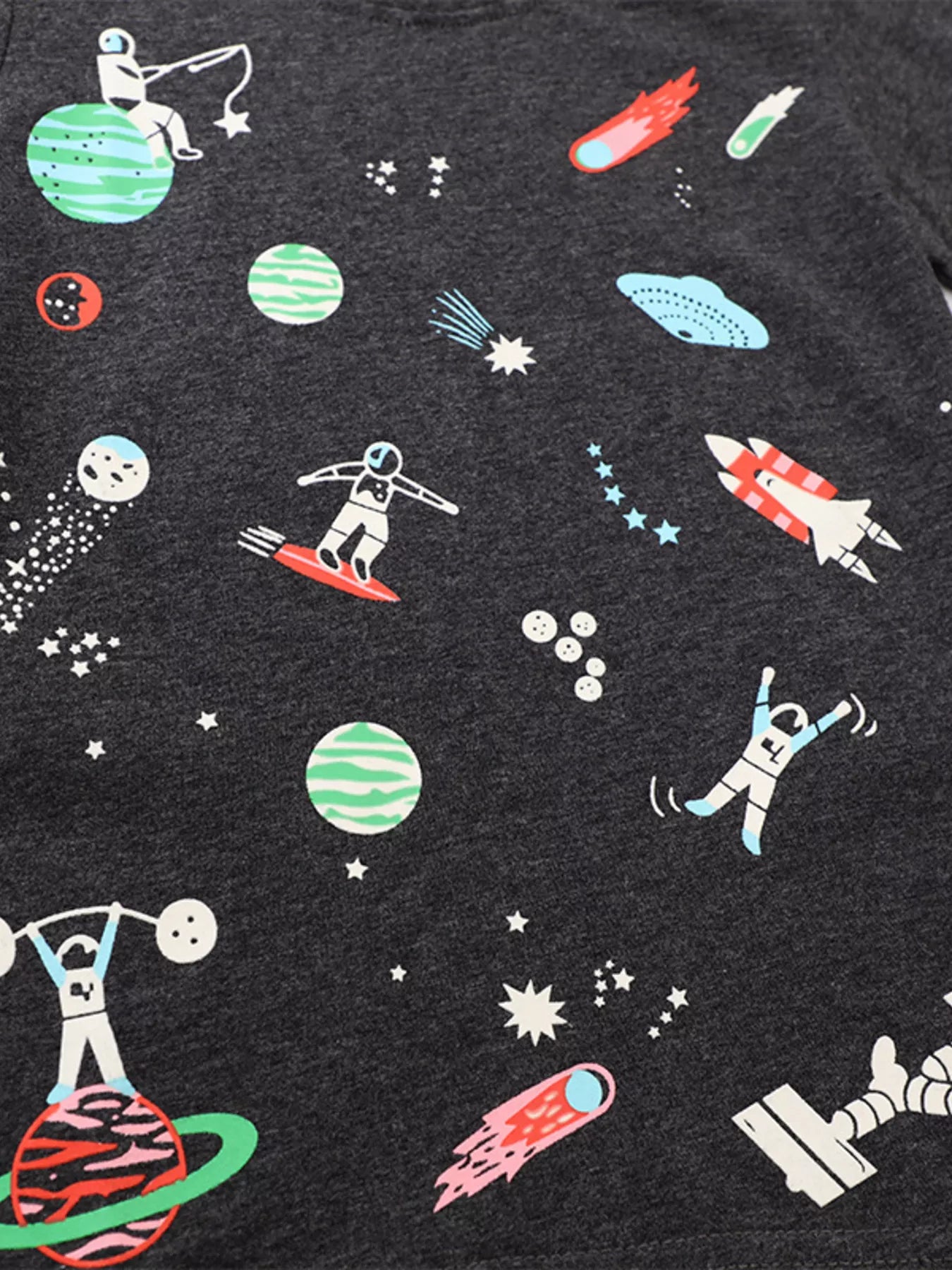 Children's Space - Themed Short Sleeve T-Shirt - Seedandsoulful