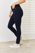 Judy Blue Full Size Garment Dyed Tummy Control Skinny Jeans - Seedandsoulful