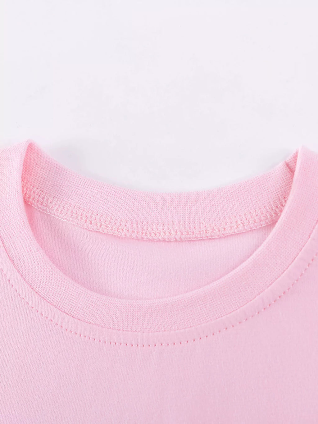 Children's Bunny Round Neck Top and Shorts Set - Seedandsoulful