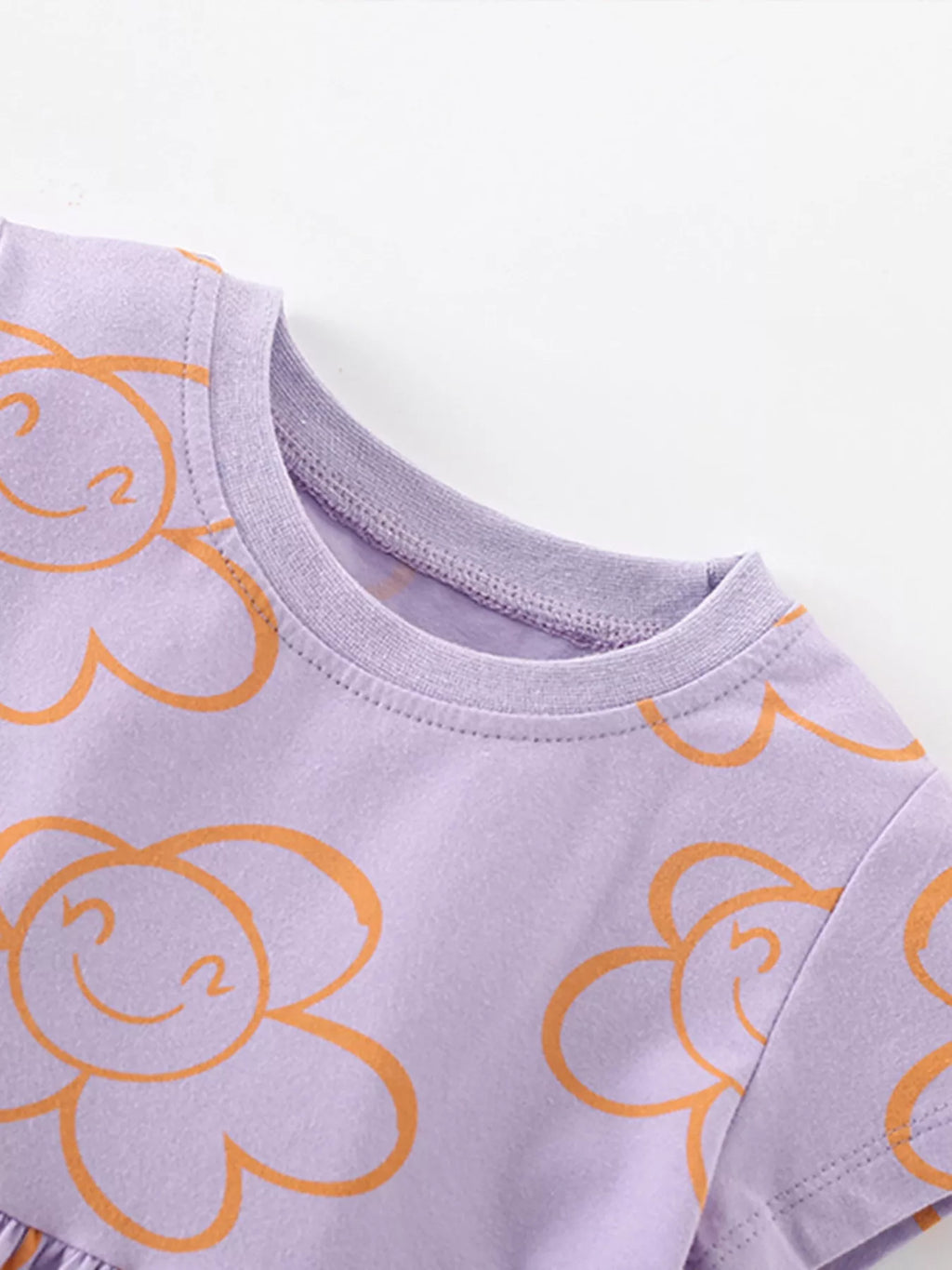 Children's Flower Print Casual Dress - Seedandsoulful