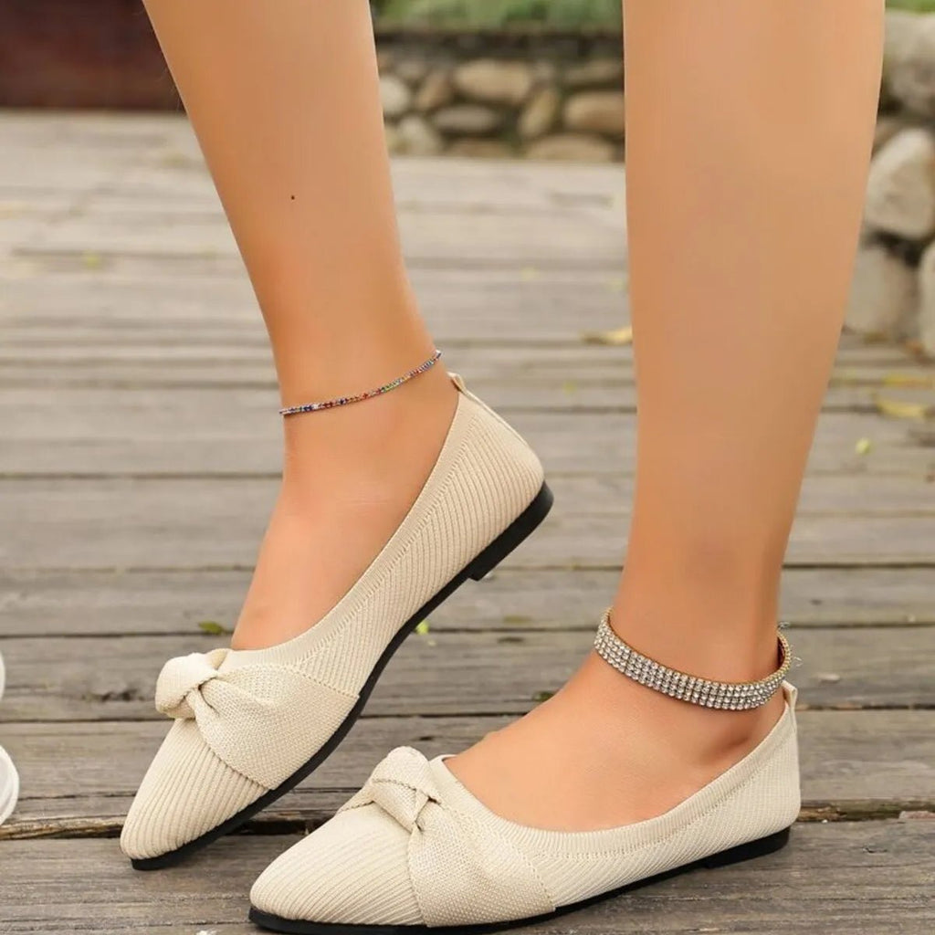 Point Toe Flats Slip - Ons - Seedandsoulful