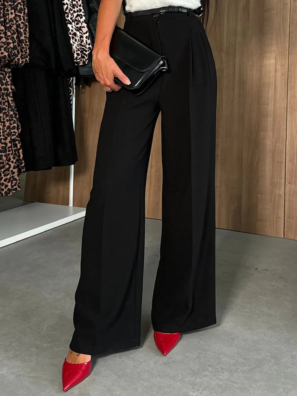 High Waist Wide Leg Pants - Seedandsoulful