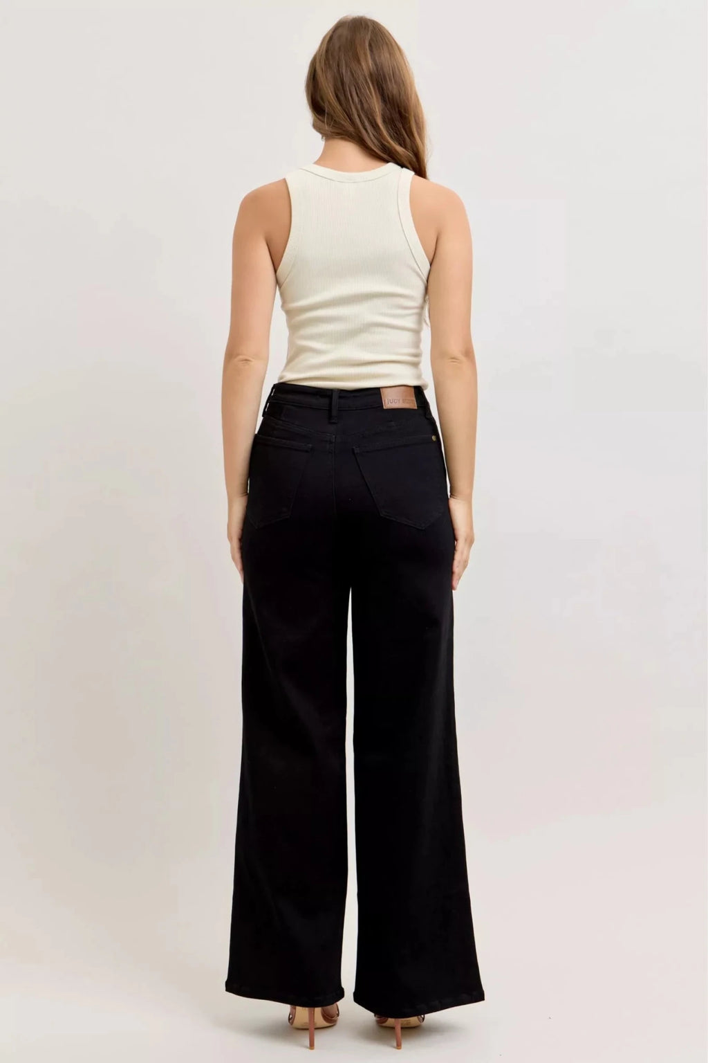 Judy Blue High - Waisted Wide Leg Jeans - Seedandsoulful
