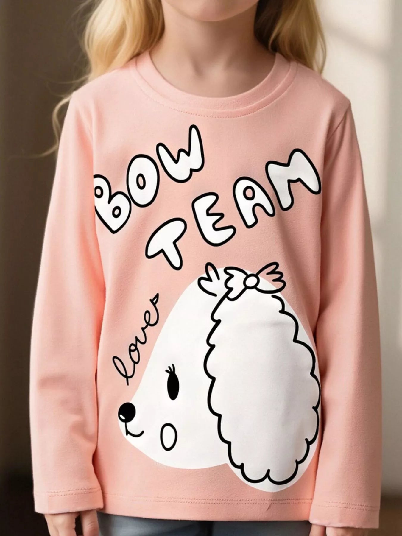 Children's Cute Dog Long Sleeve T-Shirt - Seedandsoulful