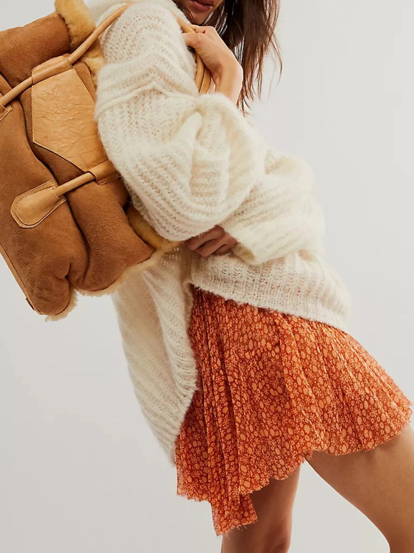 Floral Print Mini Skirt - Seedandsoulful