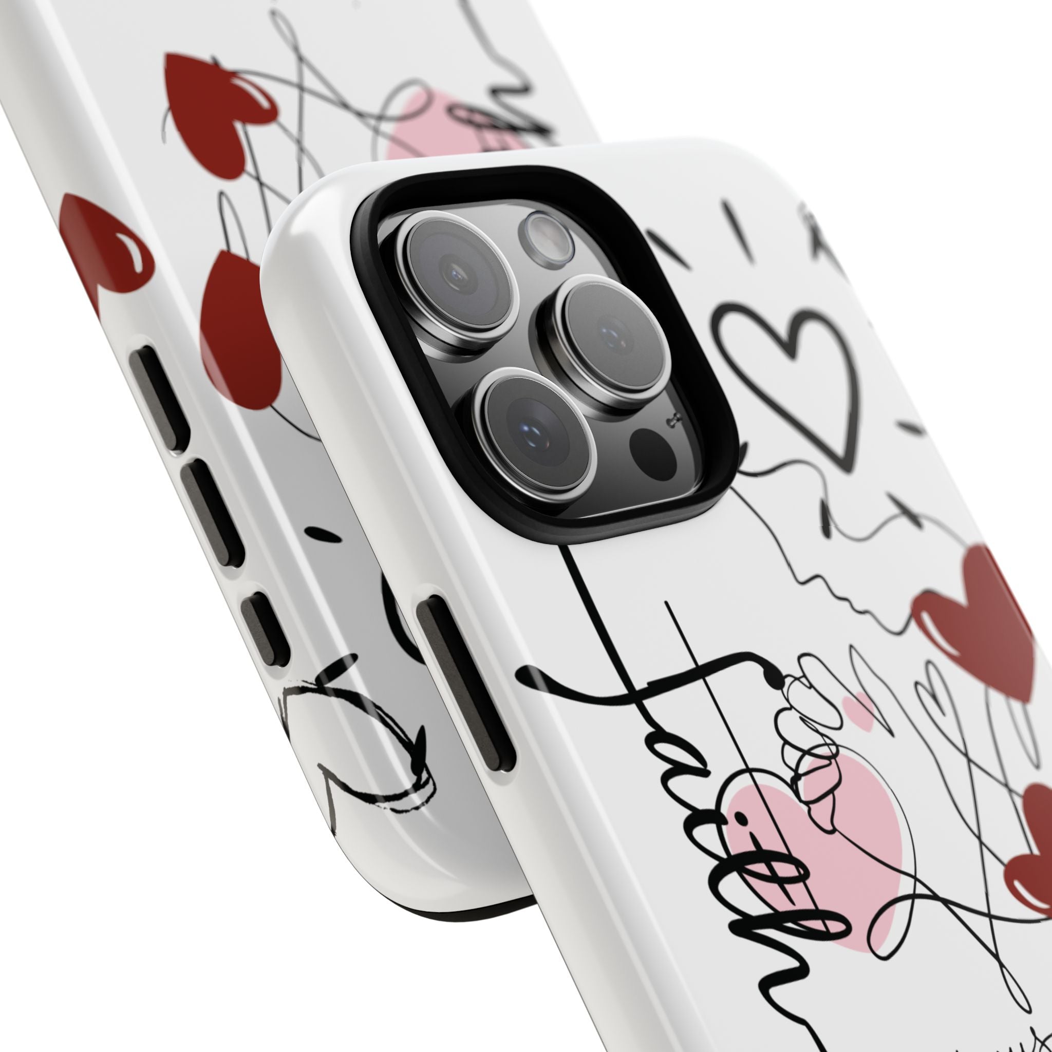 Faith Hearts iPhone Case | Seedandsoulful Protective Phone Cover - Seedandsoulful