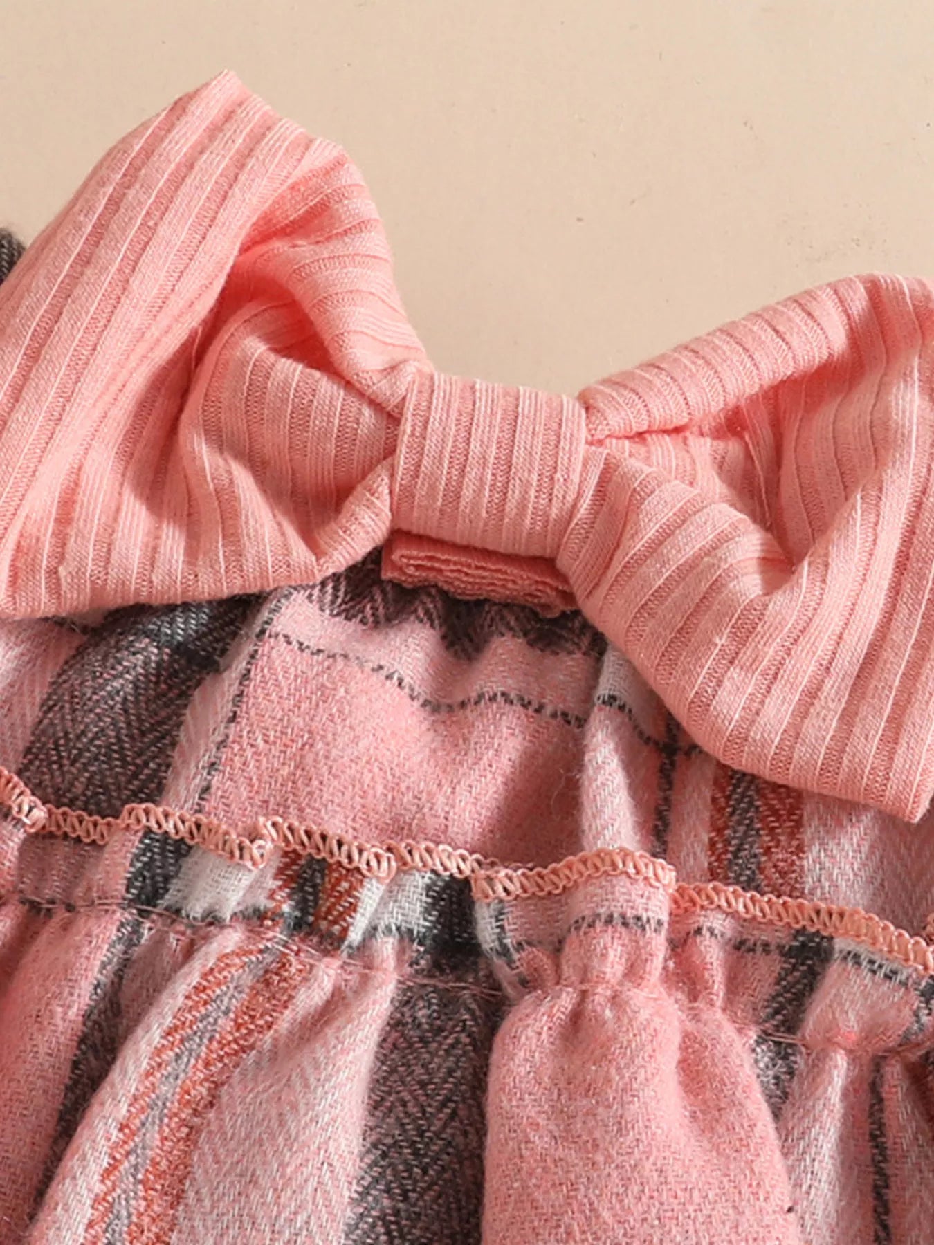 Children's Ruffled Ribbed Bodysuit and Skirt Set with Headband - Seedandsoulful