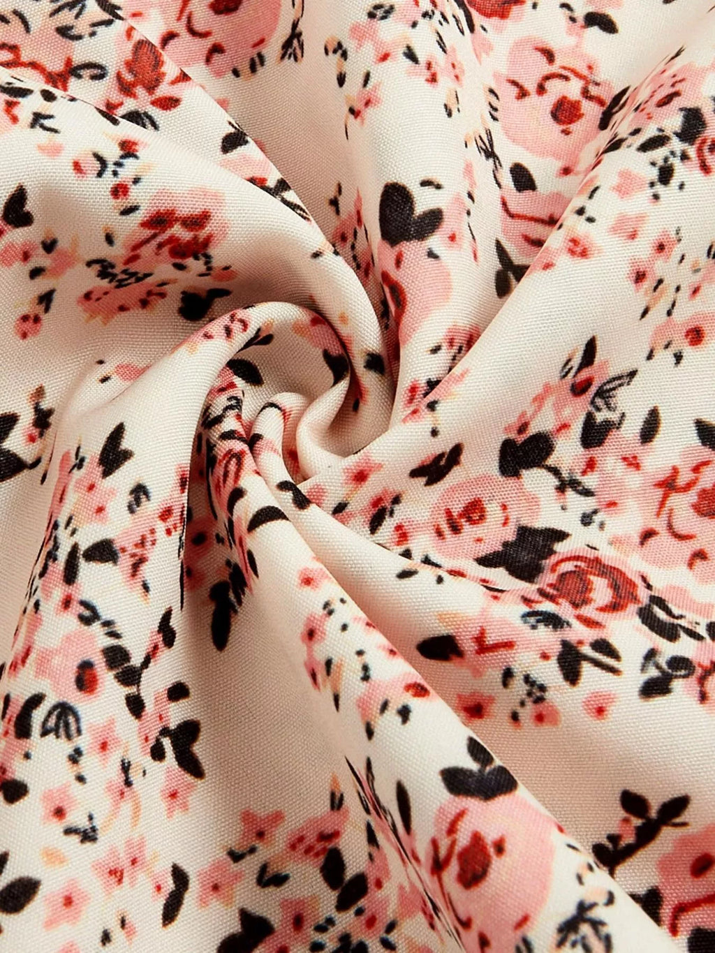 Floral Print Tie Strap Mini Dress - Seedandsoulful