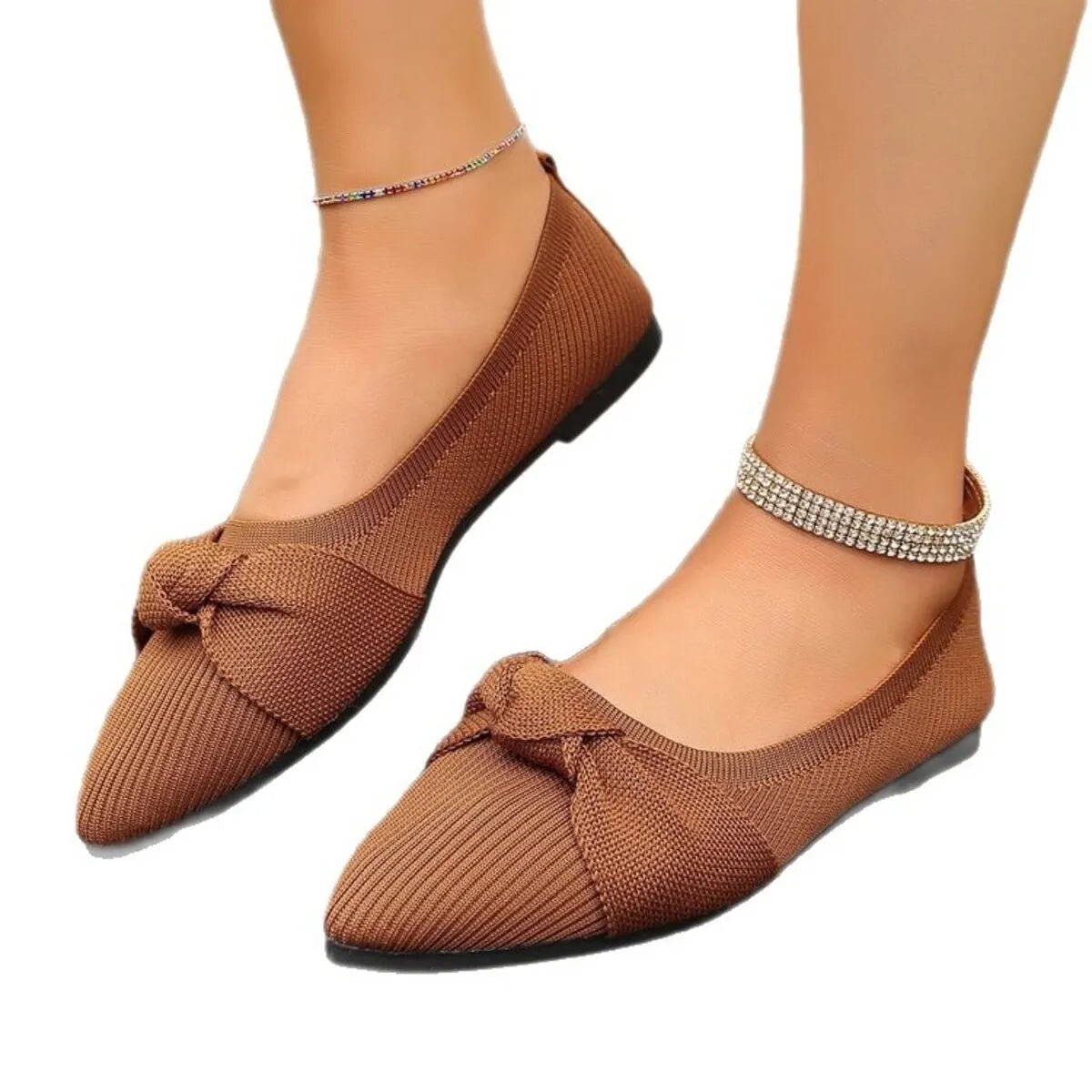 Point Toe Flats Slip - Ons - Seedandsoulful