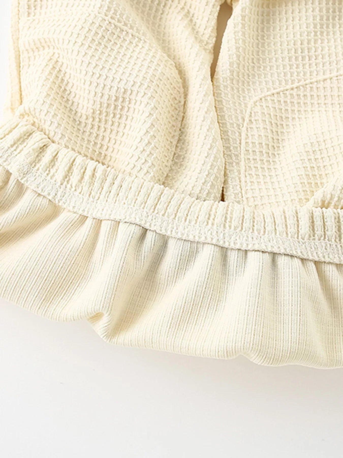 Children's Waffle Knit Tee and Shorts Set - Seedandsoulful