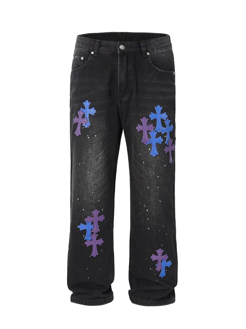 Men's Cross Wide Straight Jeans - Seedandsoulful