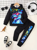 Children's Dinosaur Hoodie & Pants Set - Seedandsoulful