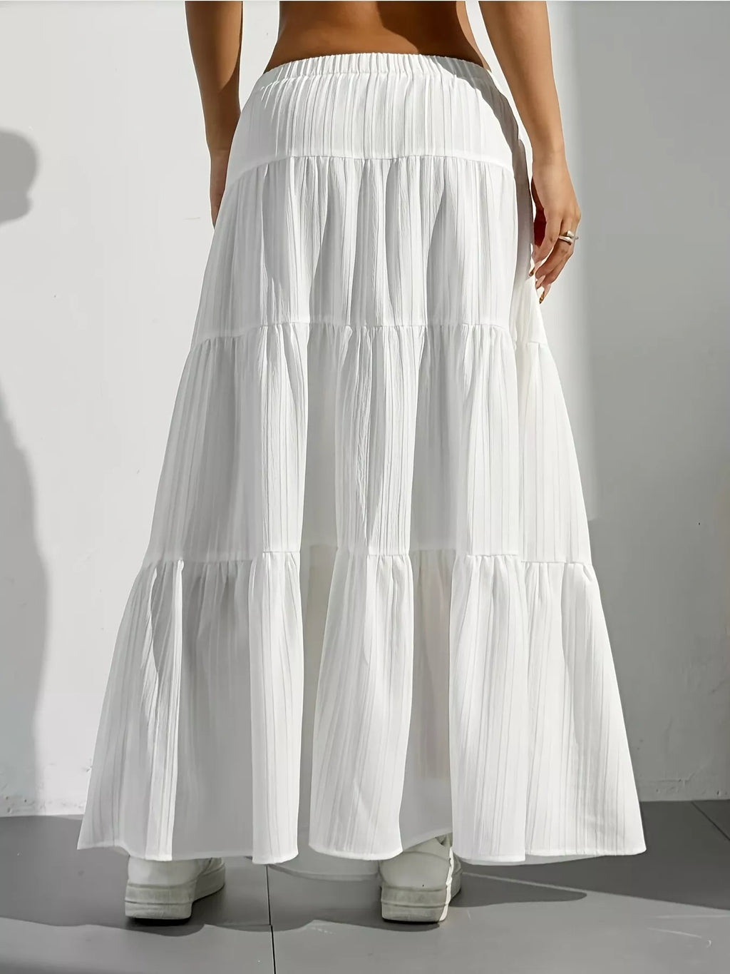Flowy Tiered Maxi Skirt - Seedandsoulful