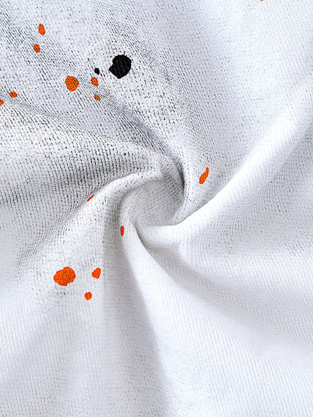 Men's Splatter Print Casual Short Sleeve Shirt - Seedandsoulful