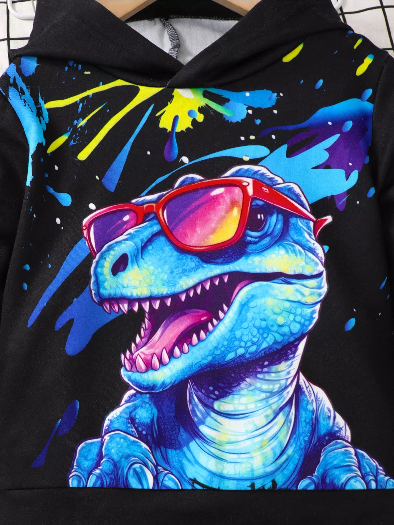 Children's Dinosaur Hoodie & Pants Set - Seedandsoulful