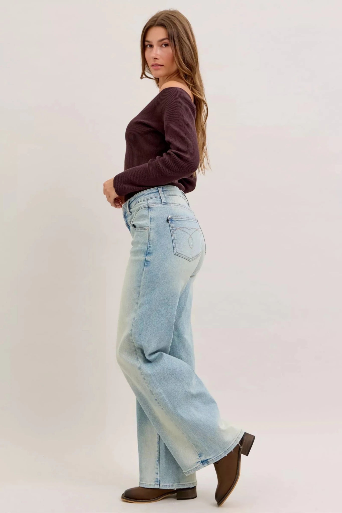 Judy Blue High Waist Column Straight Jeans - Seedandsoulful