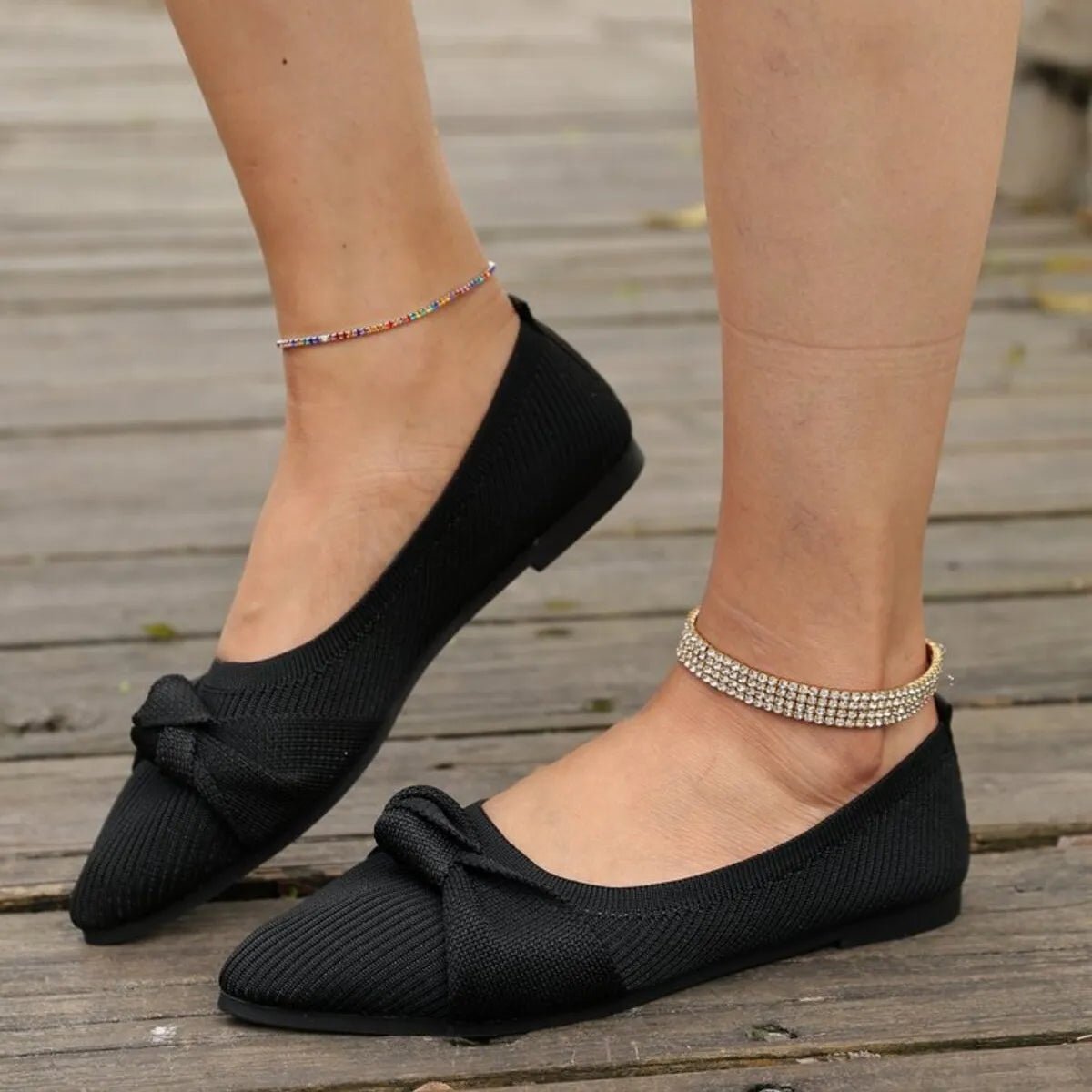 Point Toe Flats Slip - Ons - Seedandsoulful
